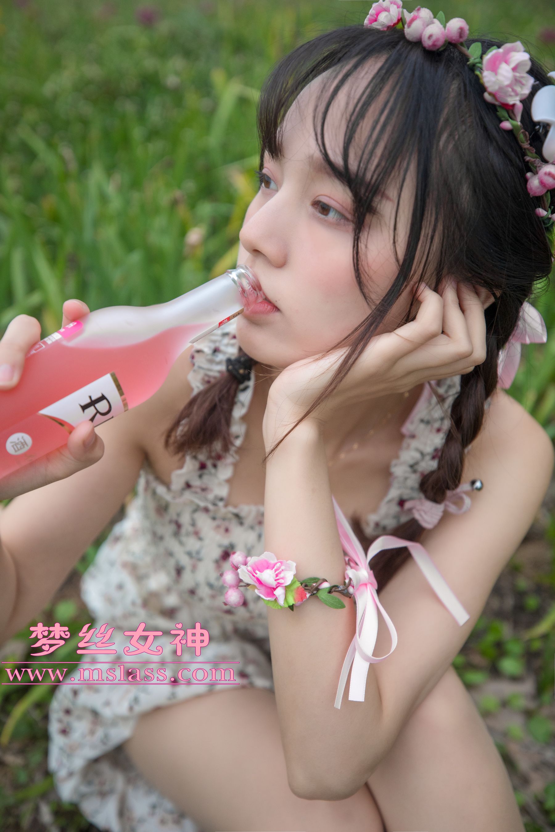 [梦丝女神MSLASS]  玥玥 田园的萌妹