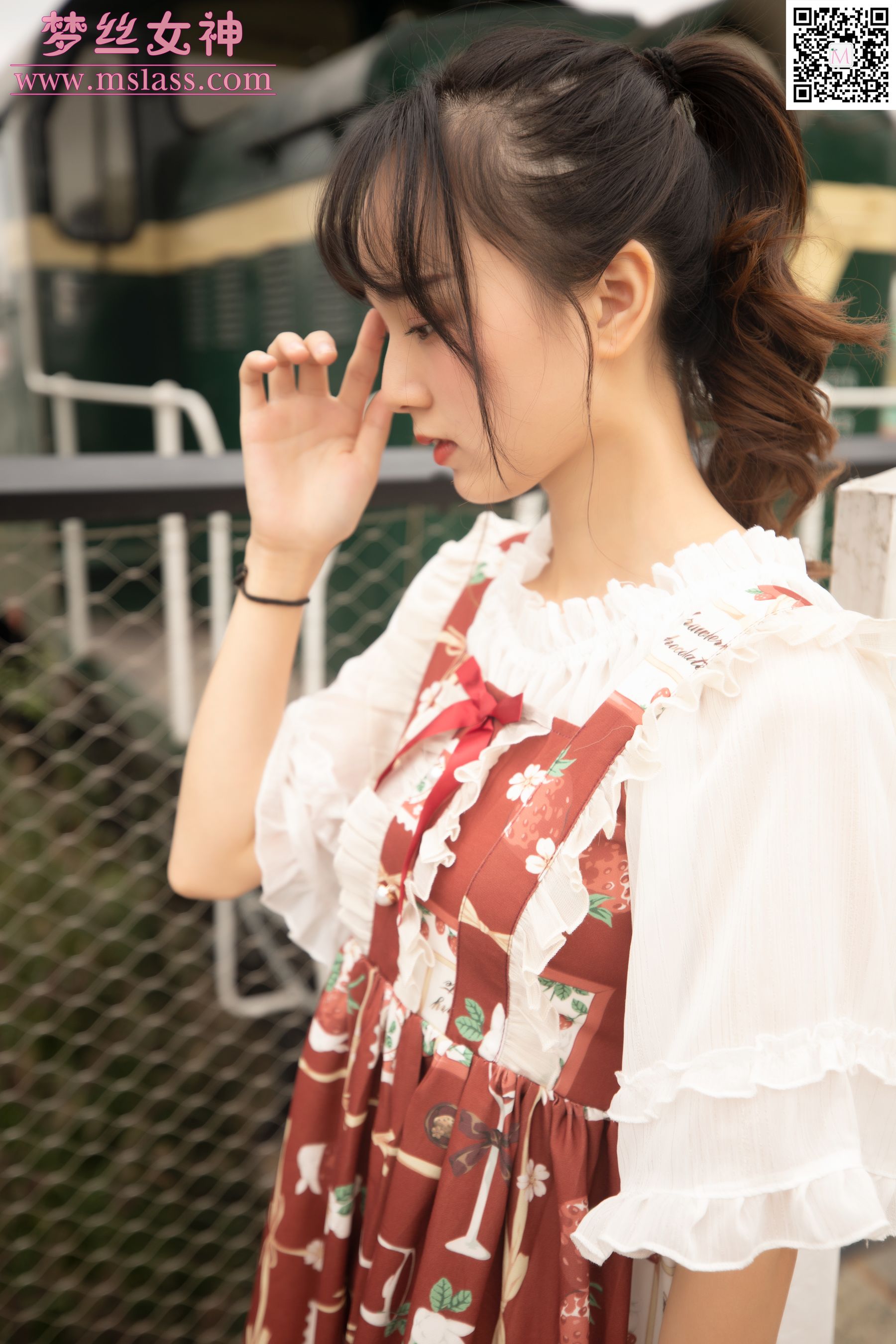 [梦丝女神MSLASS]  玥玥 白丝洛丽塔