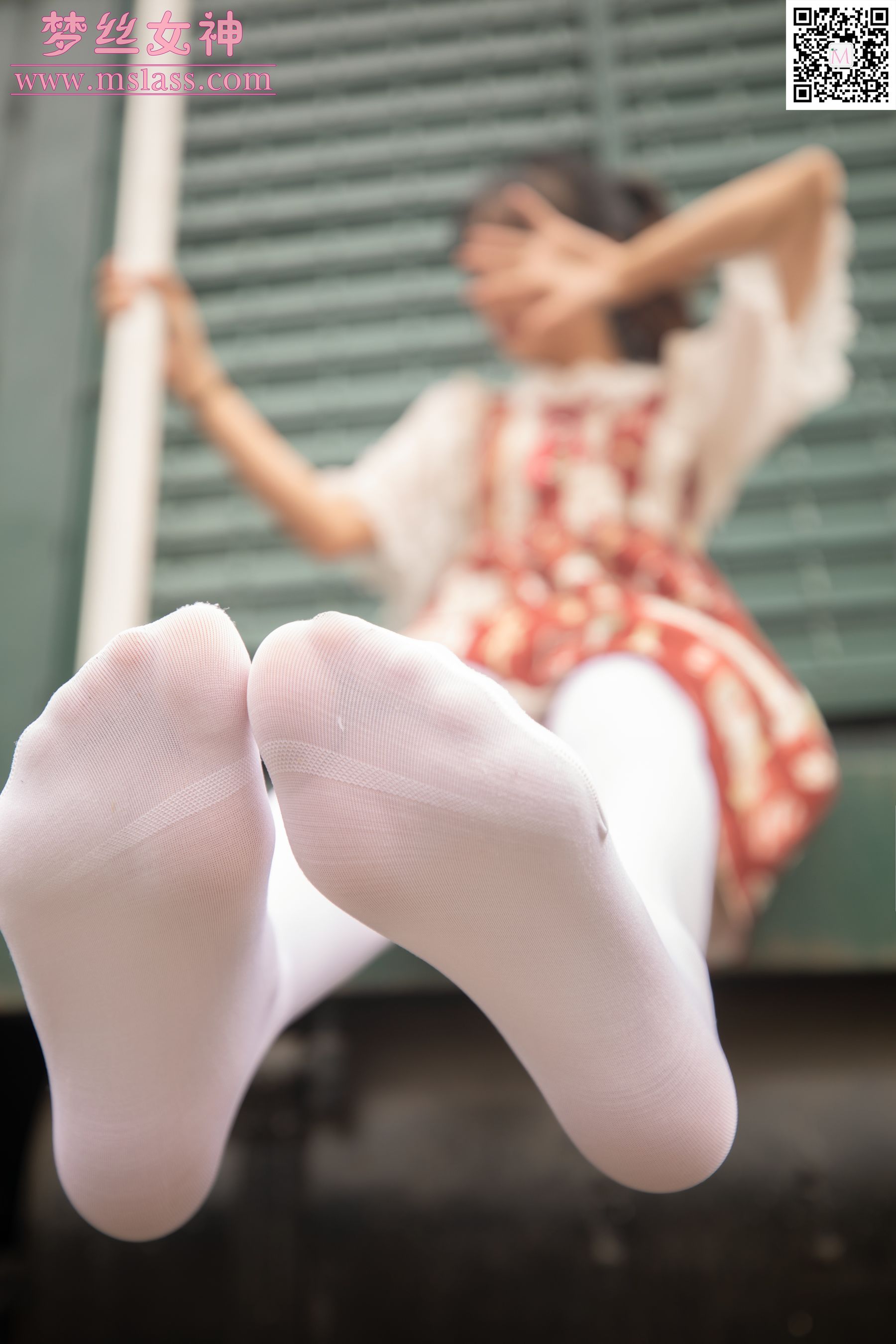 [梦丝女神MSLASS]  玥玥 白丝洛丽塔