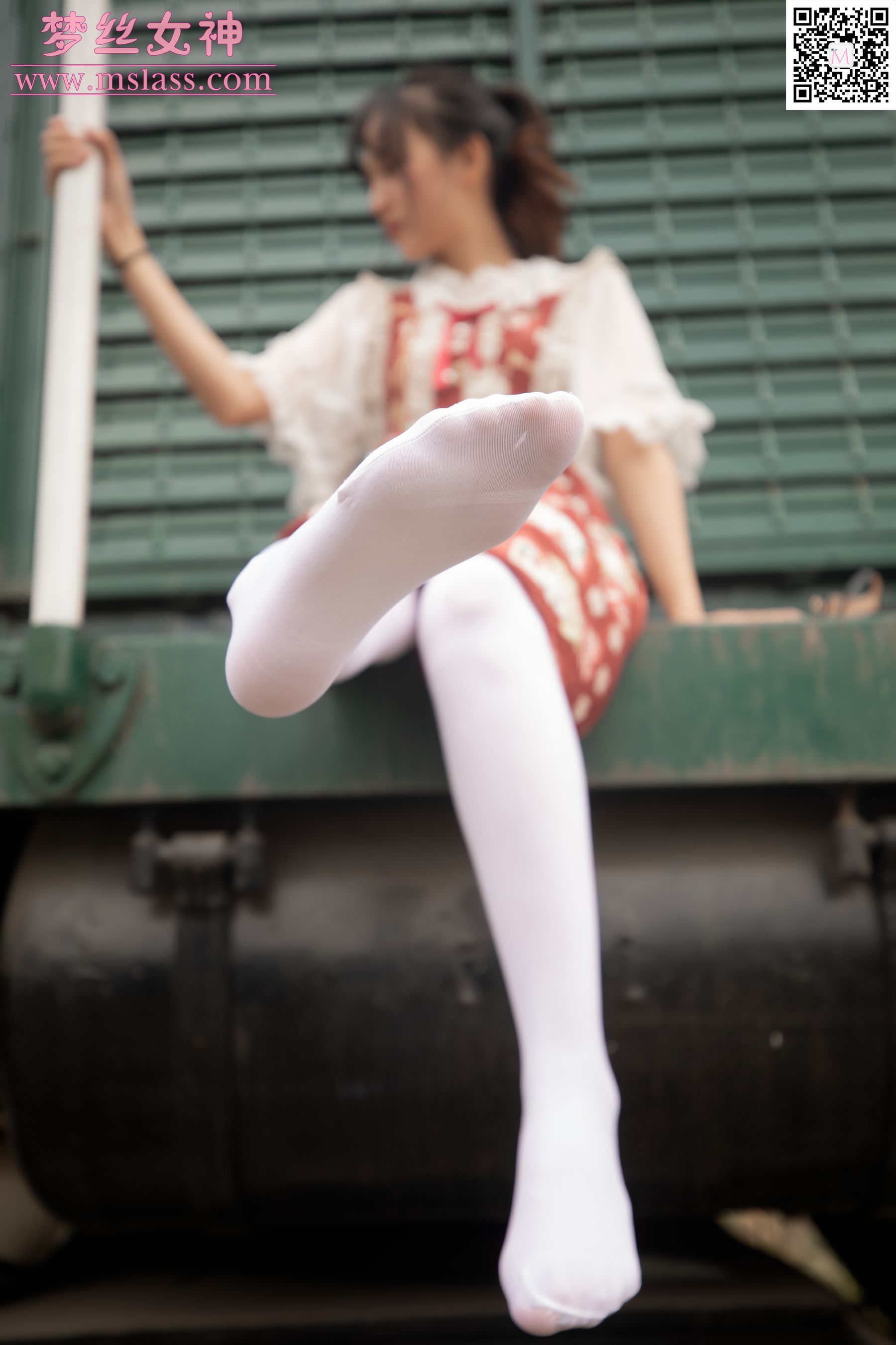 [梦丝女神MSLASS]  玥玥 白丝洛丽塔
