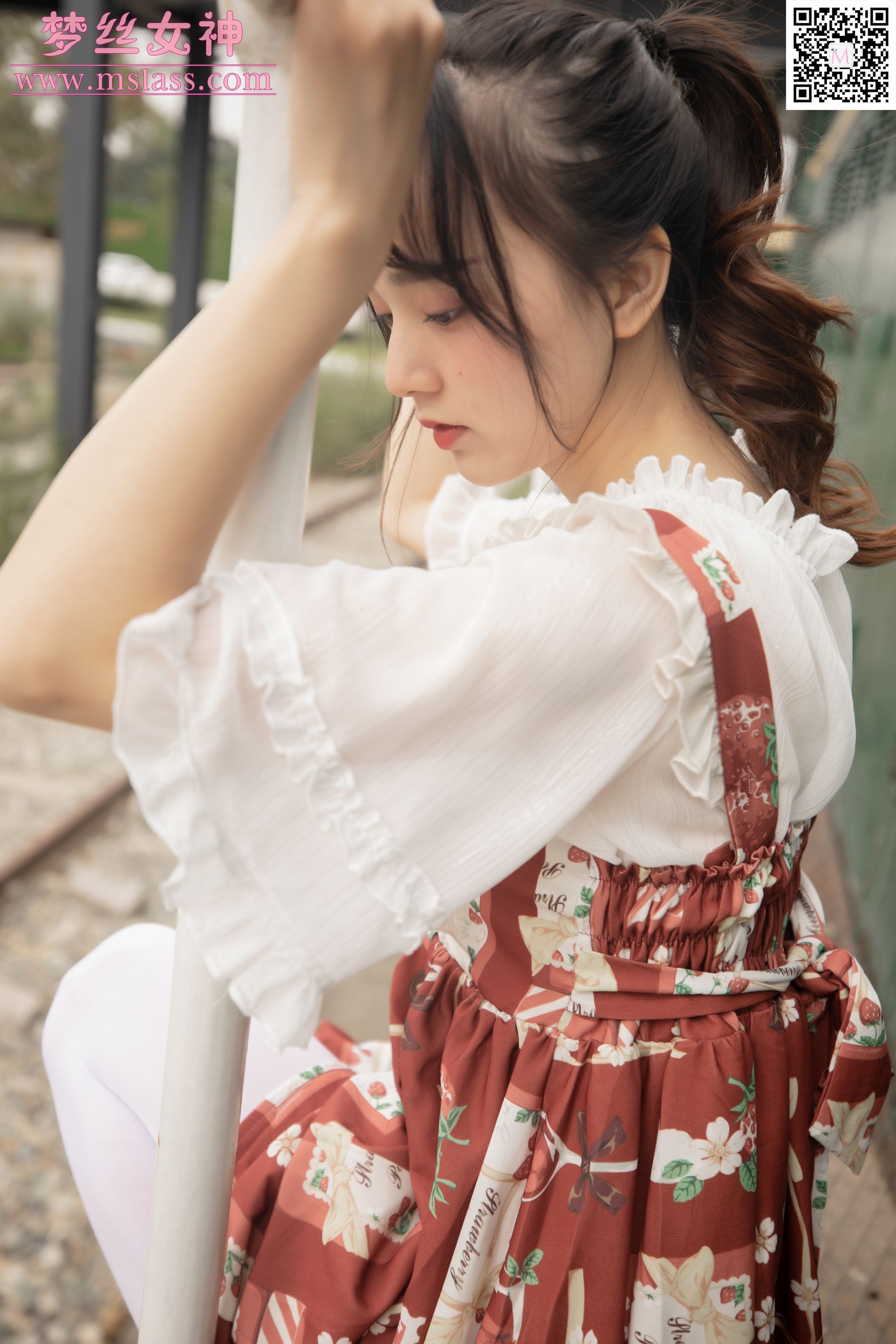 [梦丝女神MSLASS]  玥玥 白丝洛丽塔