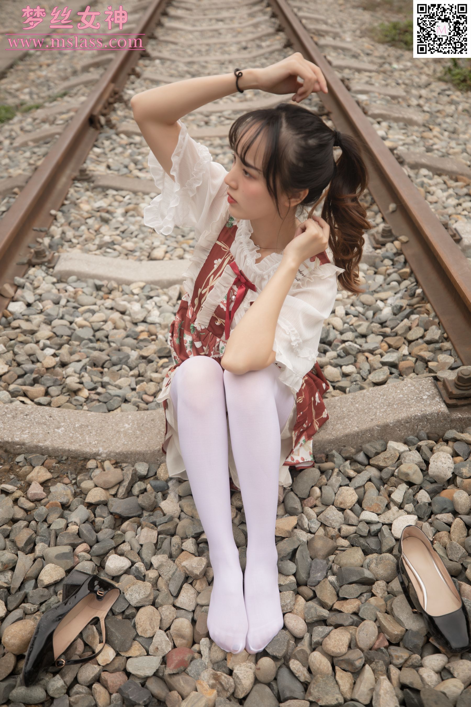[梦丝女神MSLASS]  玥玥 白丝洛丽塔