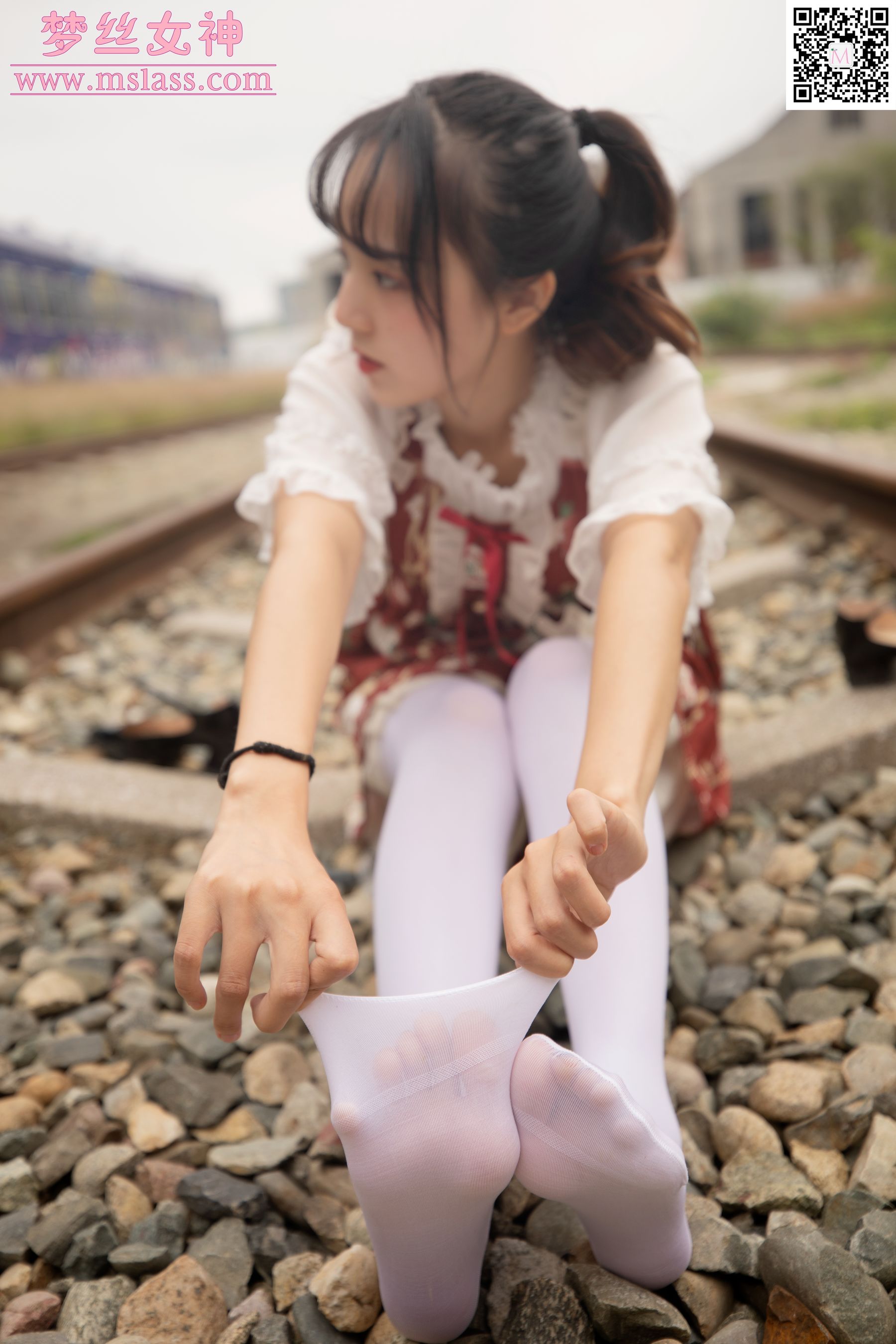 [梦丝女神MSLASS]  玥玥 白丝洛丽塔