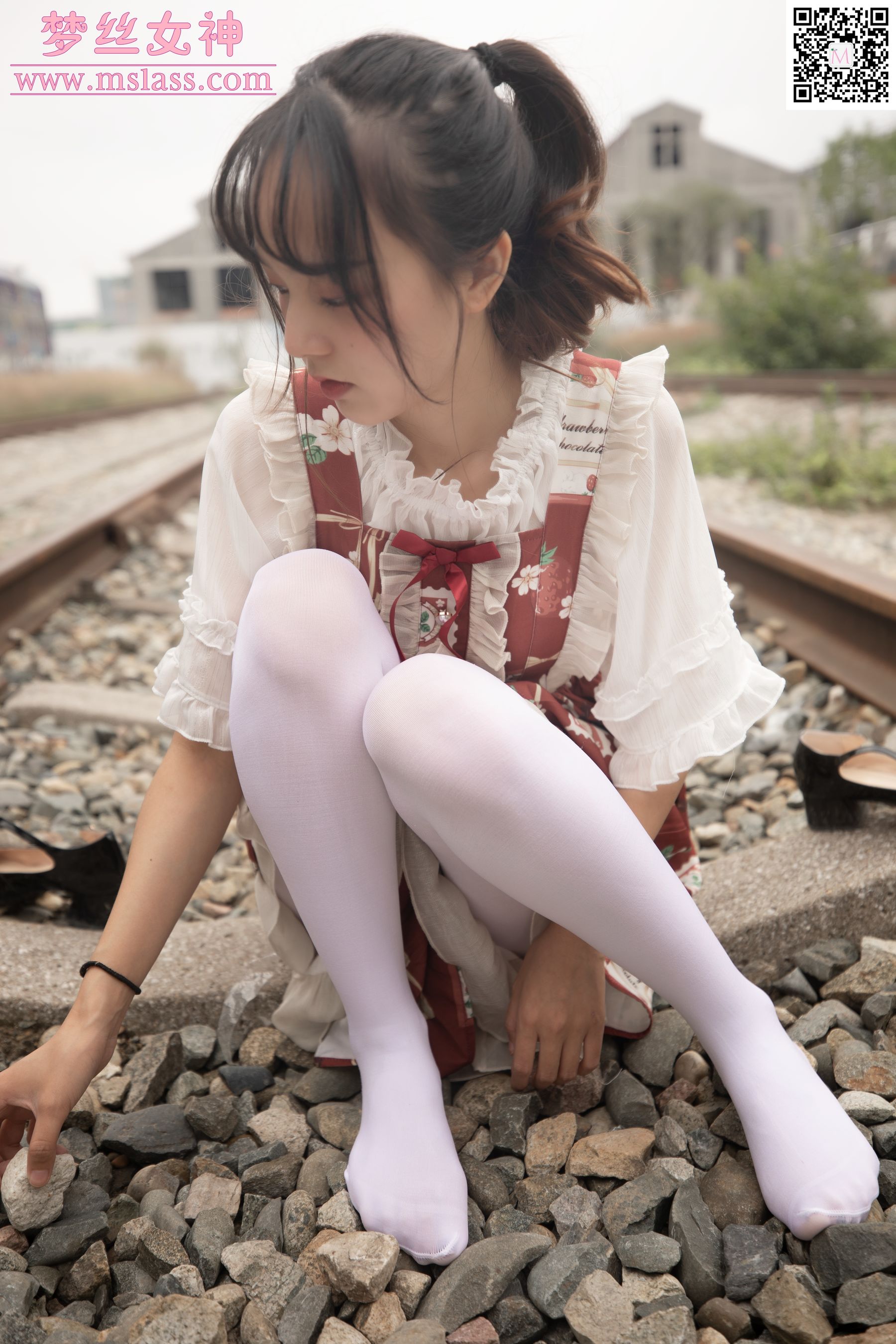 [梦丝女神MSLASS]  玥玥 白丝洛丽塔