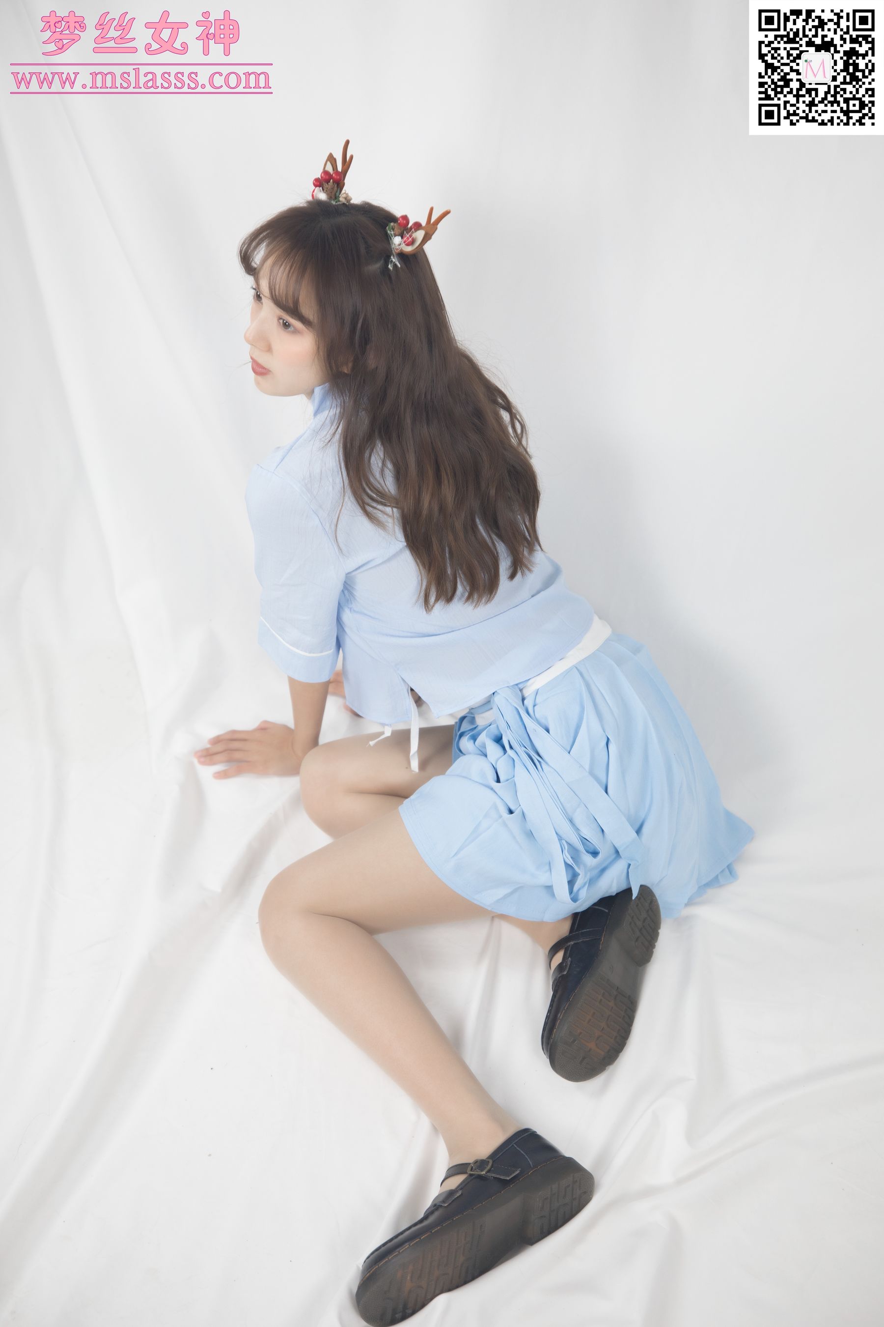 [梦丝女神MSLASS]  玥玥 蓝色古装仙女颜值