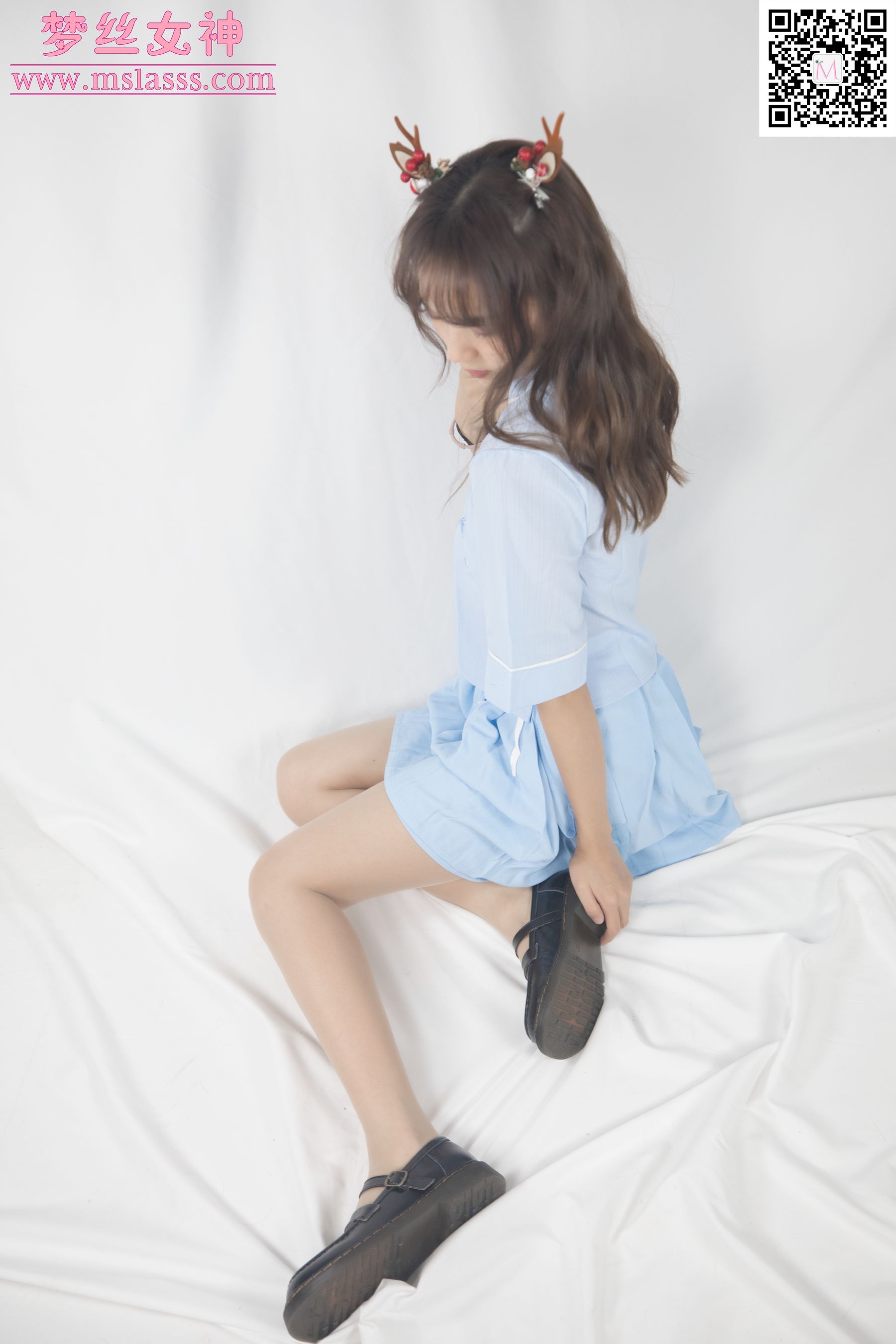 [梦丝女神MSLASS]  玥玥 蓝色古装仙女颜值