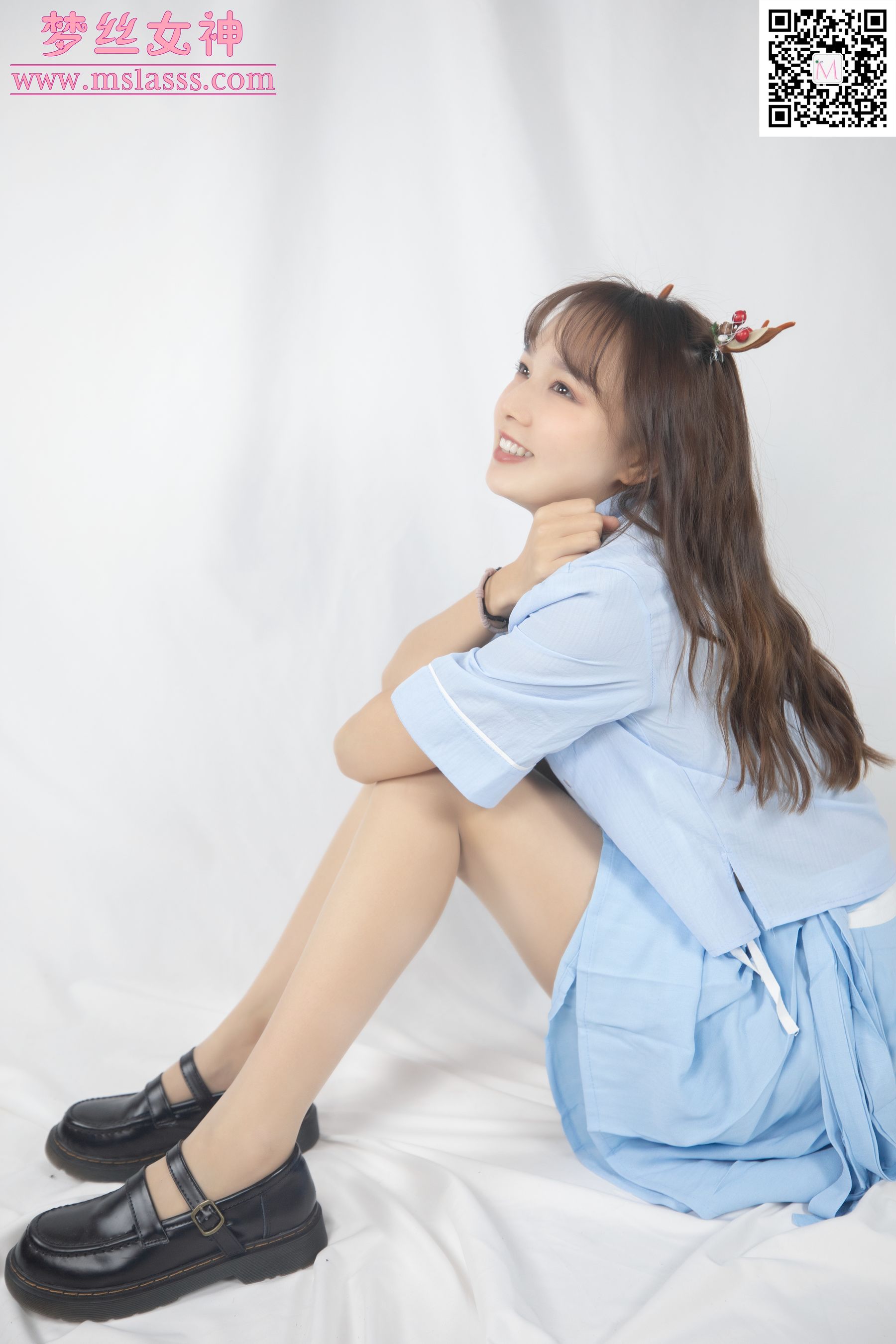 [梦丝女神MSLASS]  玥玥 蓝色古装仙女颜值