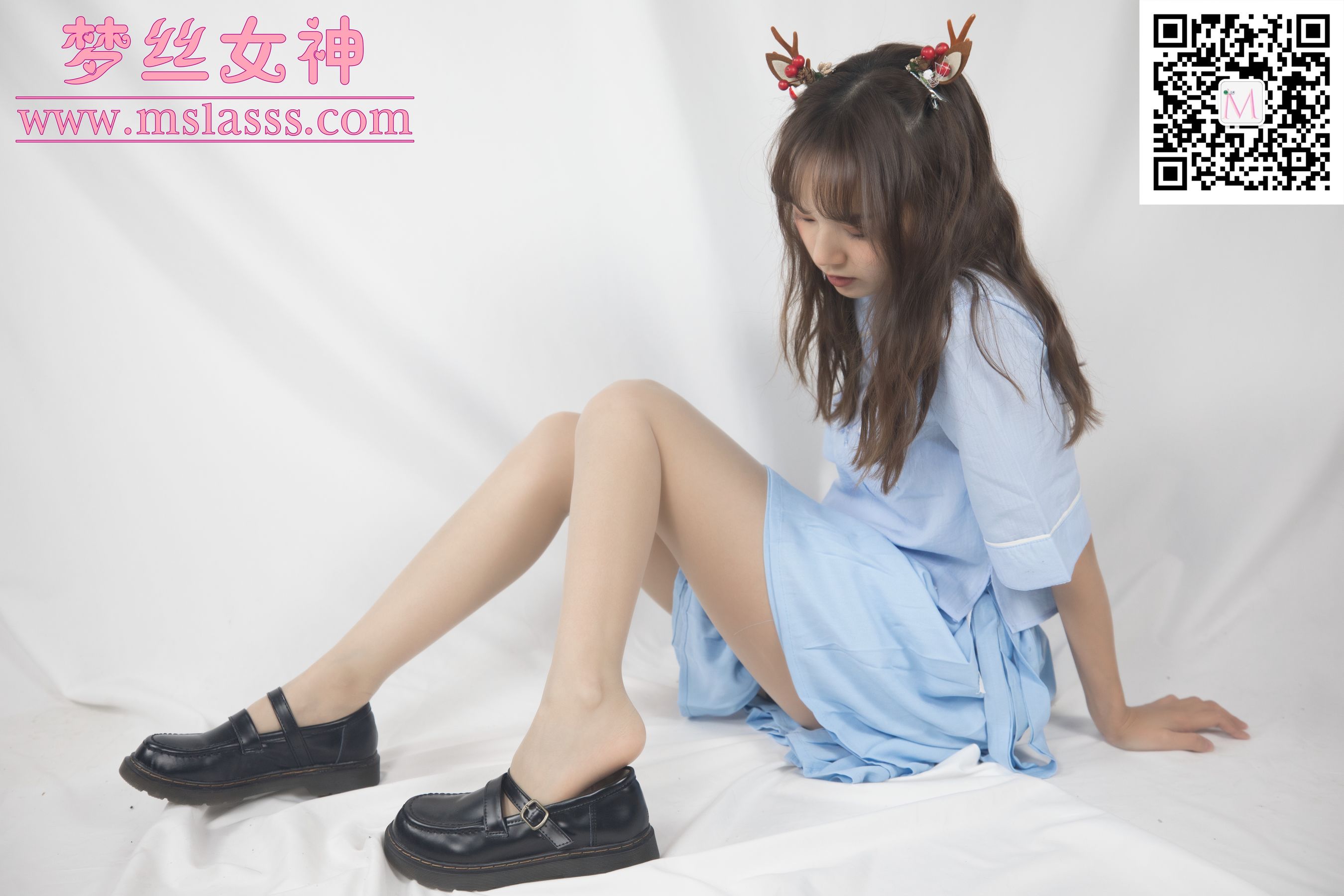 [梦丝女神MSLASS]  玥玥 蓝色古装仙女颜值