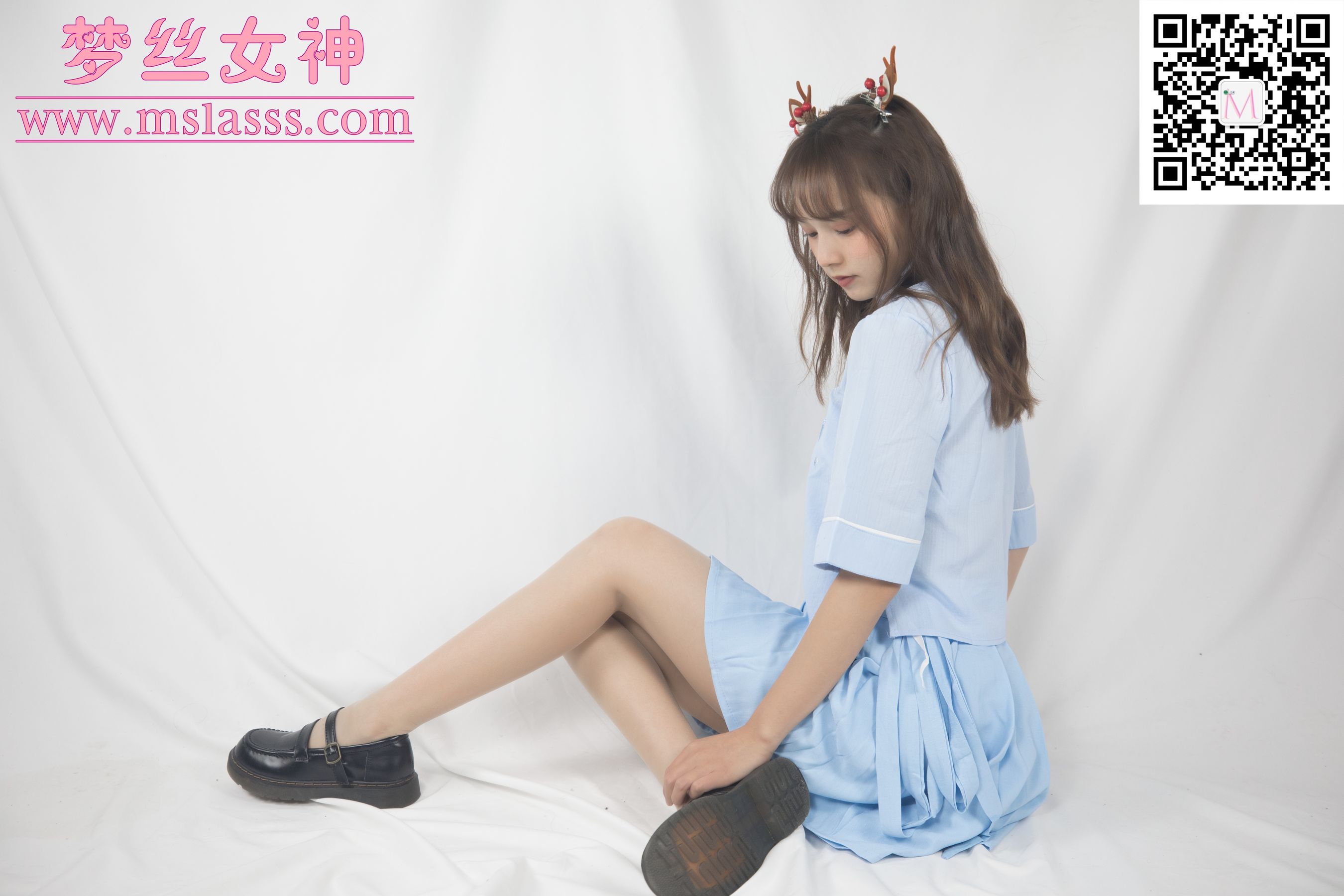 [梦丝女神MSLASS]  玥玥 蓝色古装仙女颜值