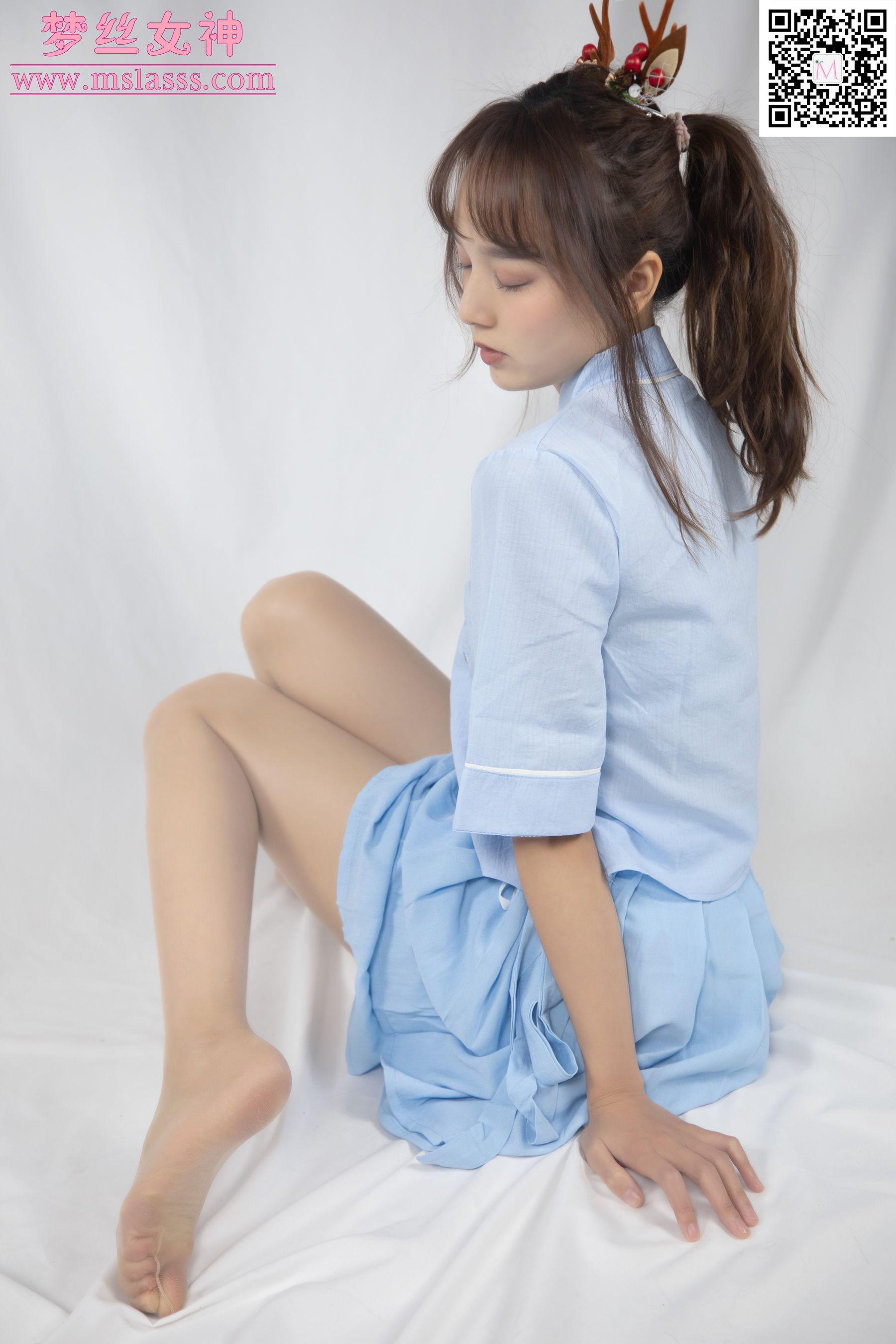 [梦丝女神MSLASS]  玥玥 蓝色古装仙女颜值