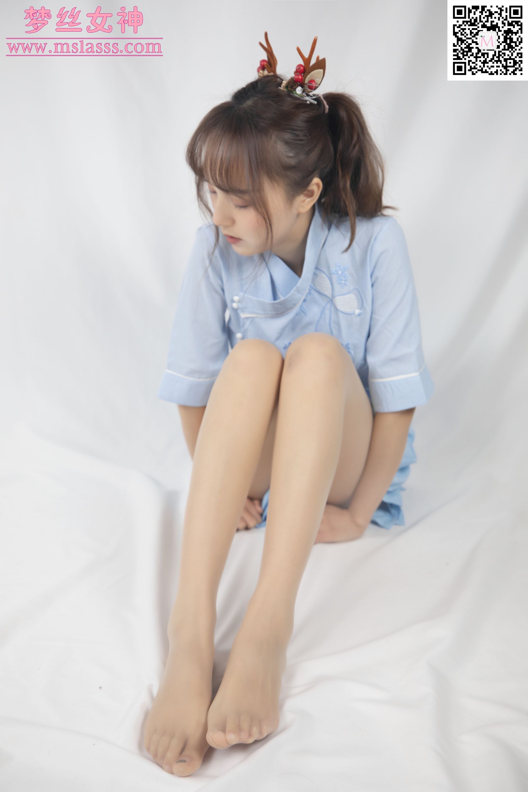 [梦丝女神MSLASS]  玥玥 蓝色古装仙女颜值