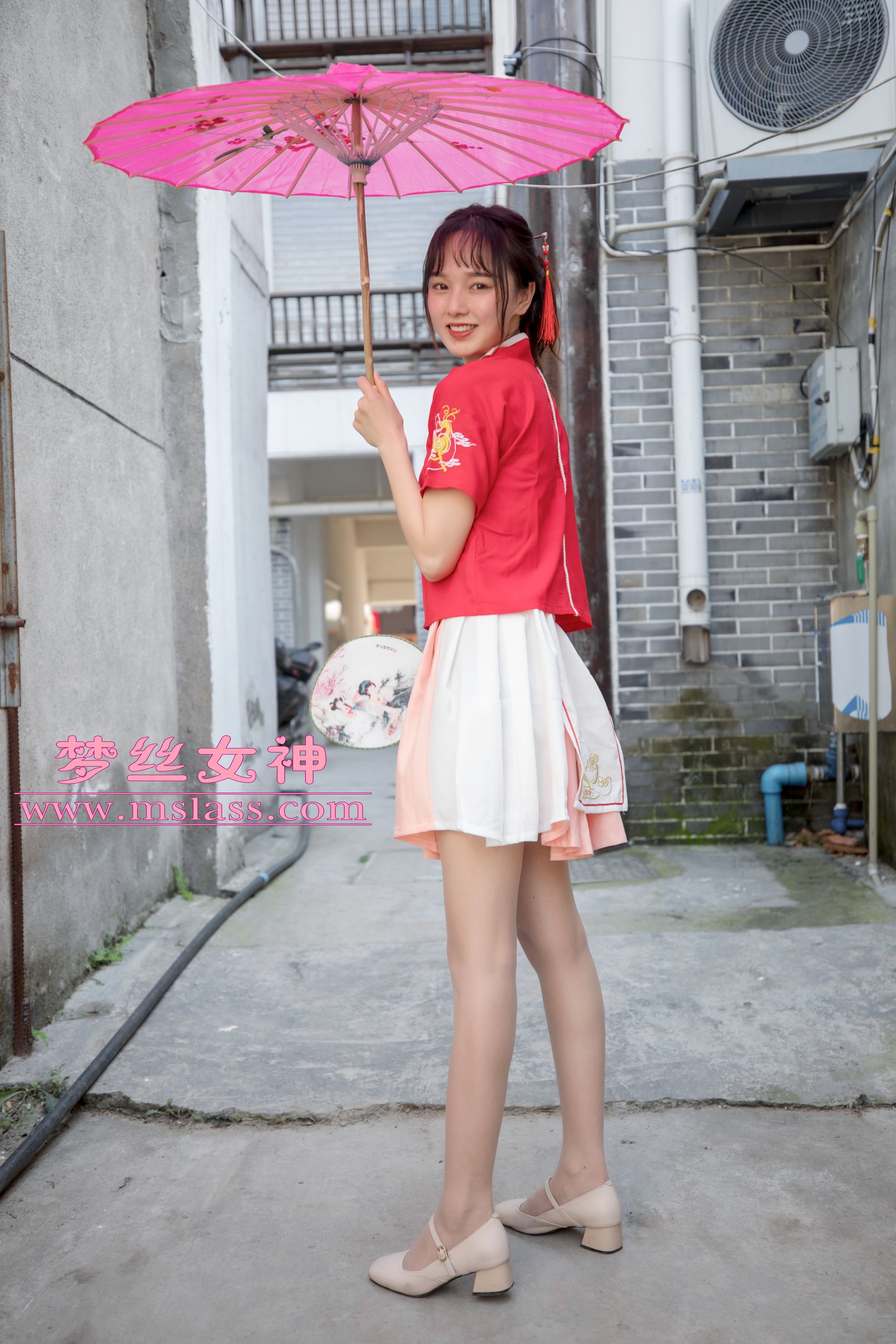 [梦丝女神MSLASS]  玥玥 长城古风少女