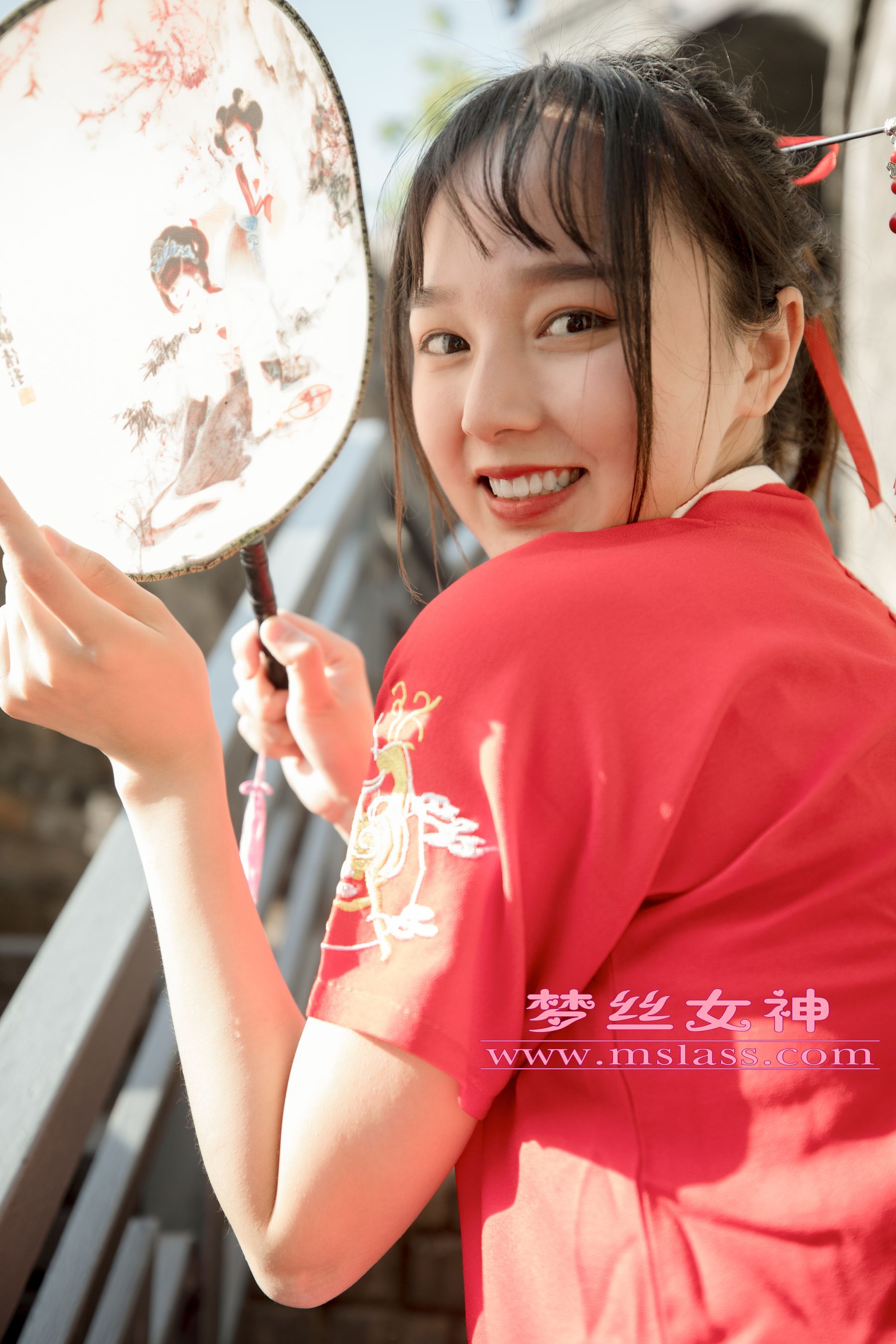 [梦丝女神MSLASS]  玥玥 长城古风少女