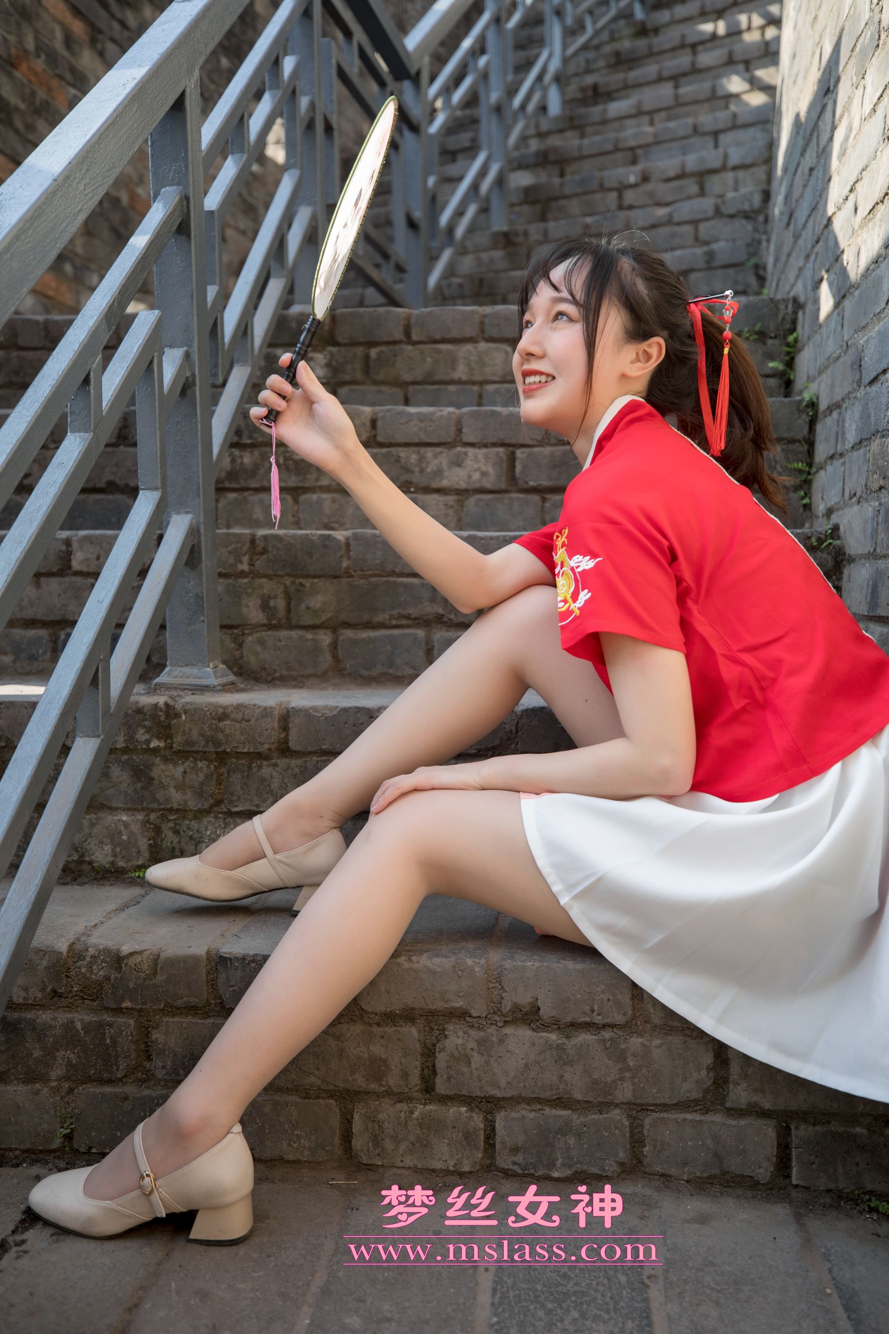 [梦丝女神MSLASS]  玥玥 长城古风少女