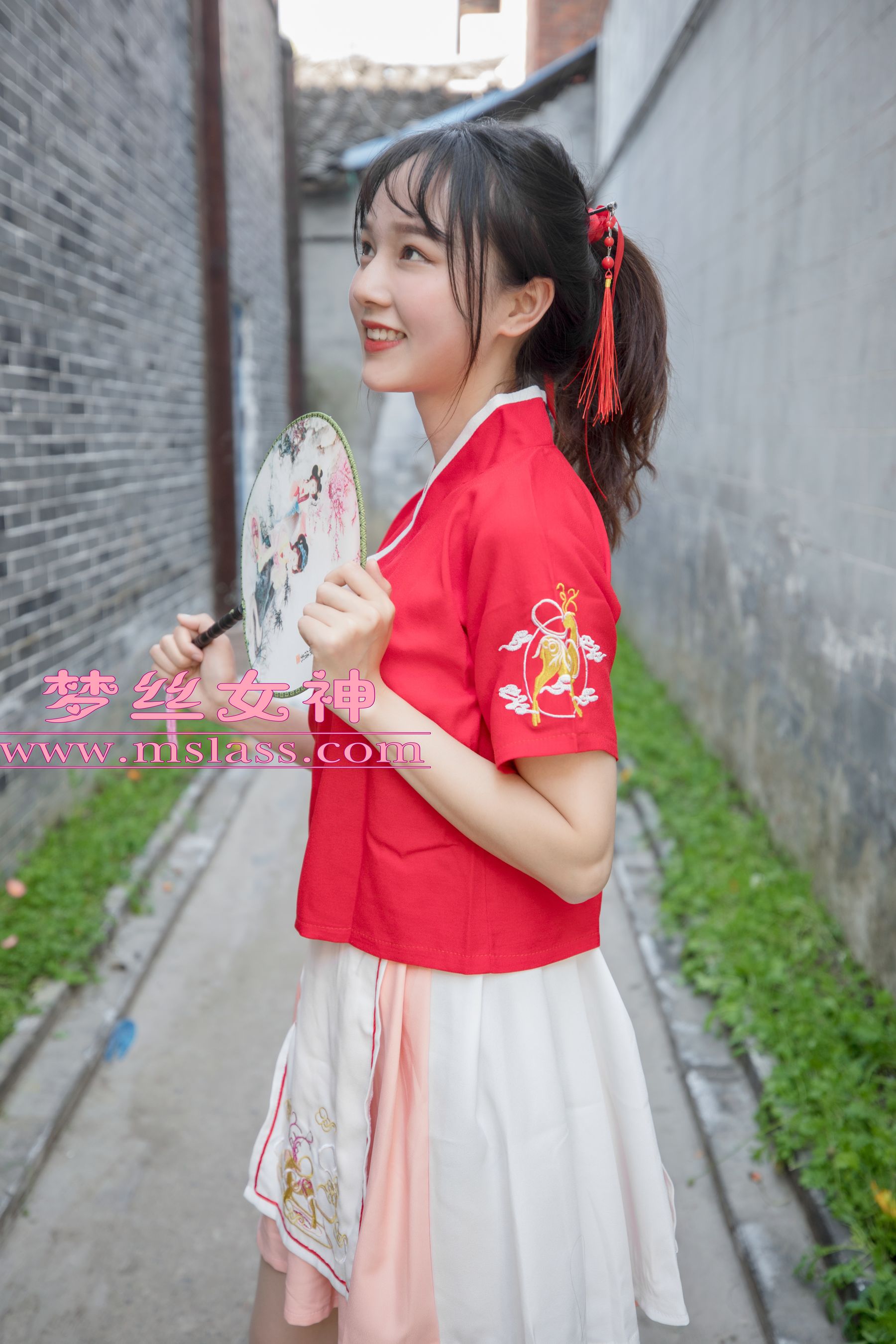 [梦丝女神MSLASS]  玥玥 长城古风少女