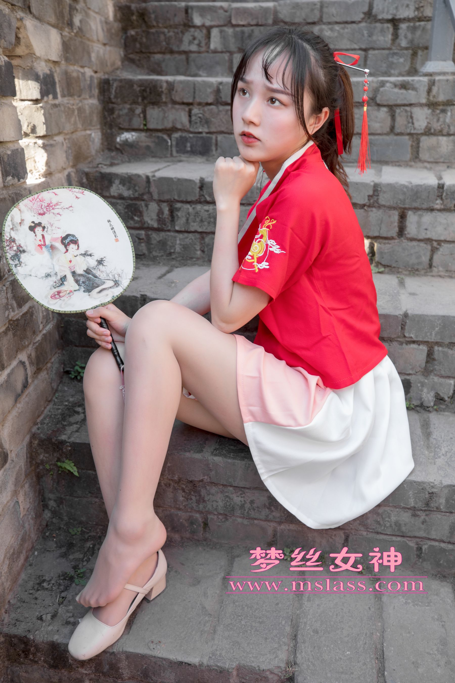 [梦丝女神MSLASS]  玥玥 长城古风少女