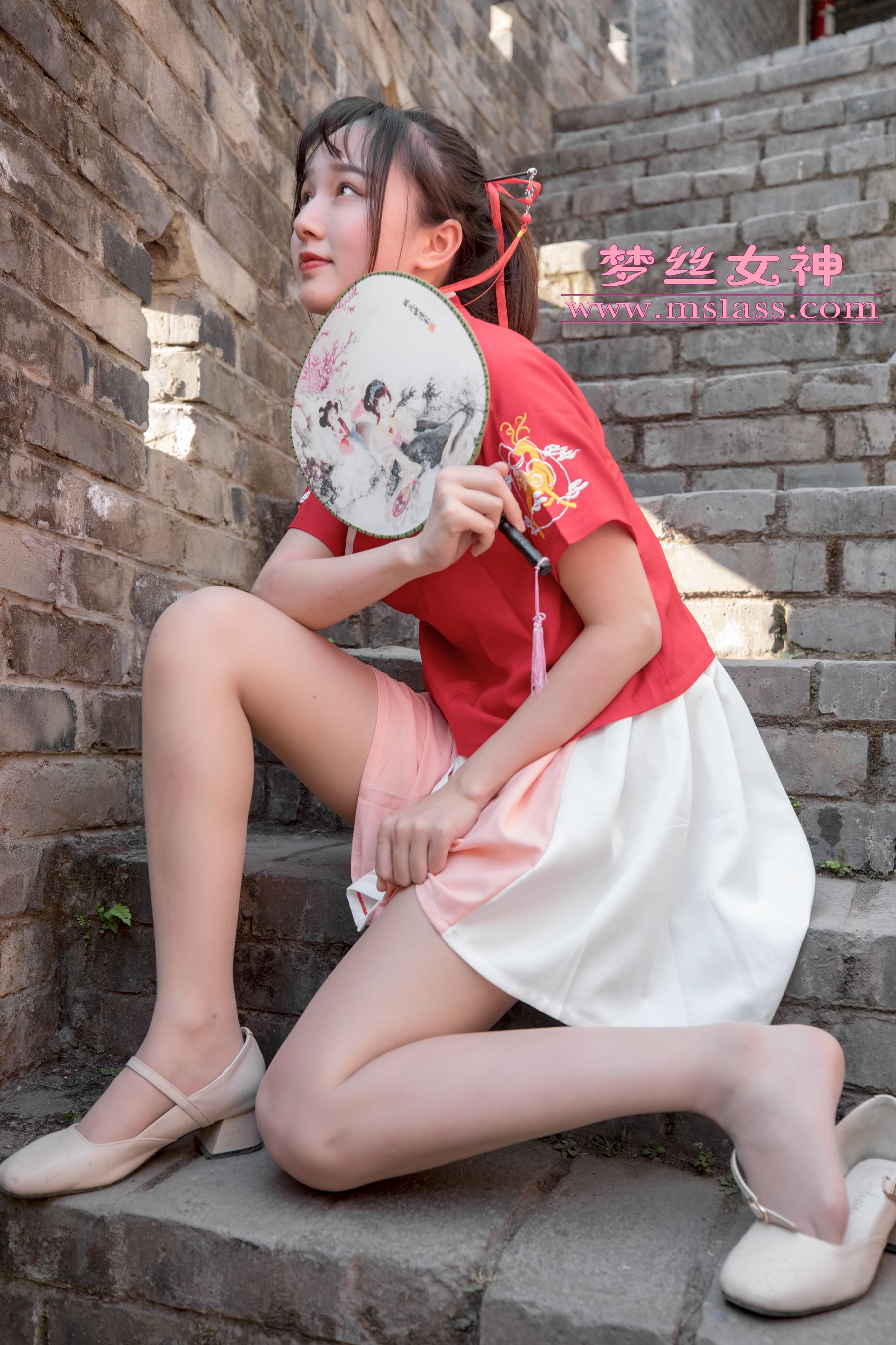 [梦丝女神MSLASS]  玥玥 长城古风少女