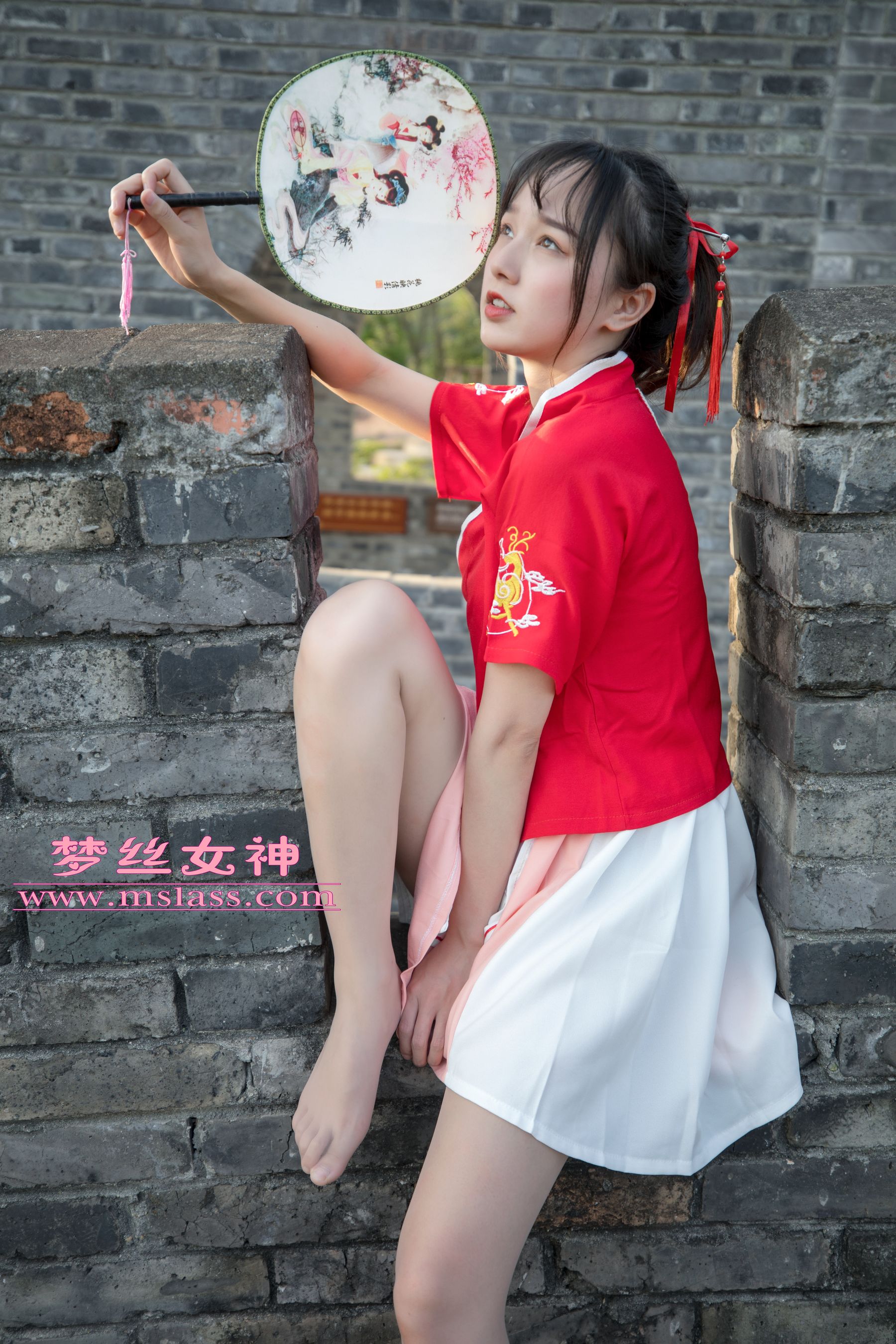 [梦丝女神MSLASS]  玥玥 长城古风少女