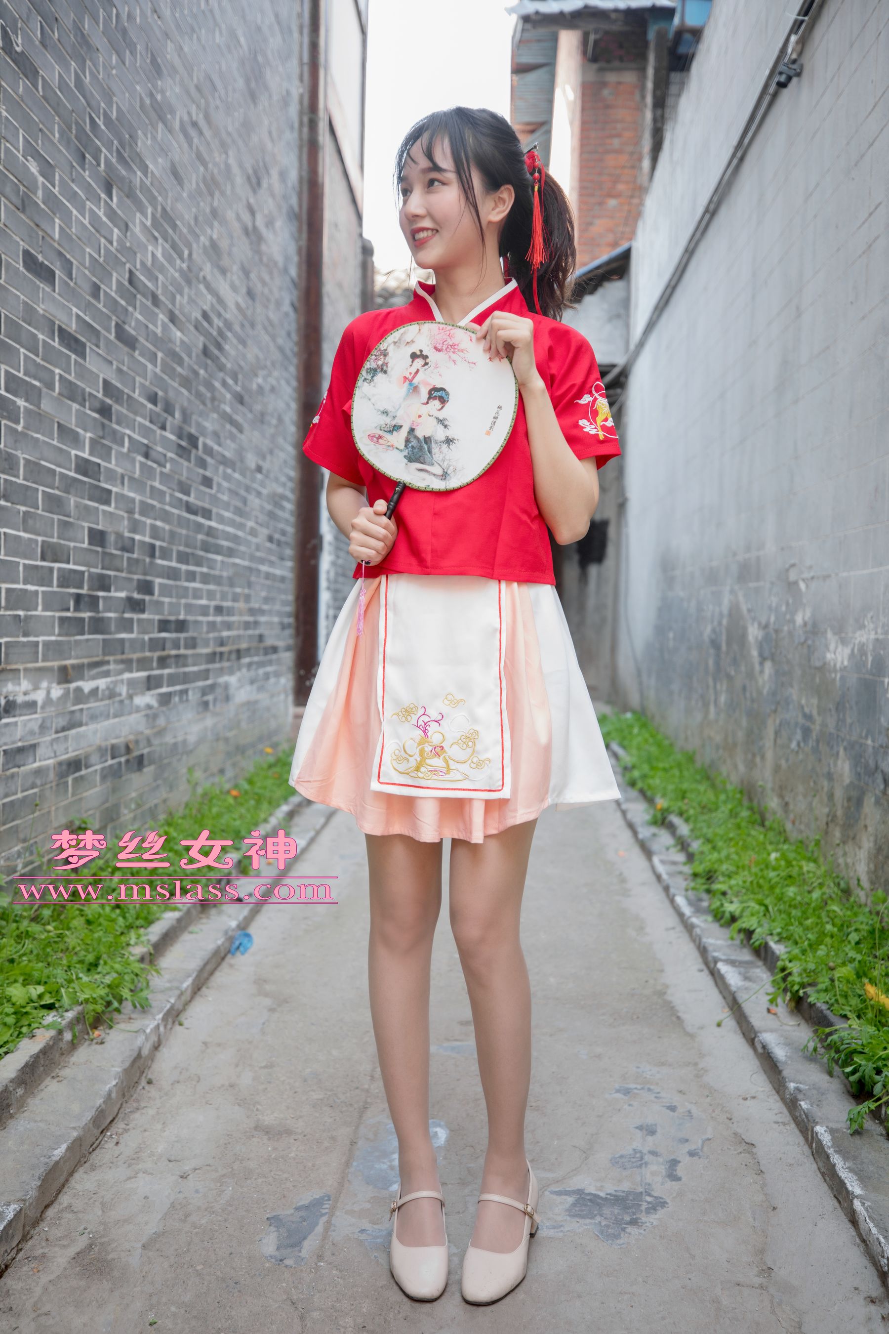 [梦丝女神MSLASS]  玥玥 长城古风少女