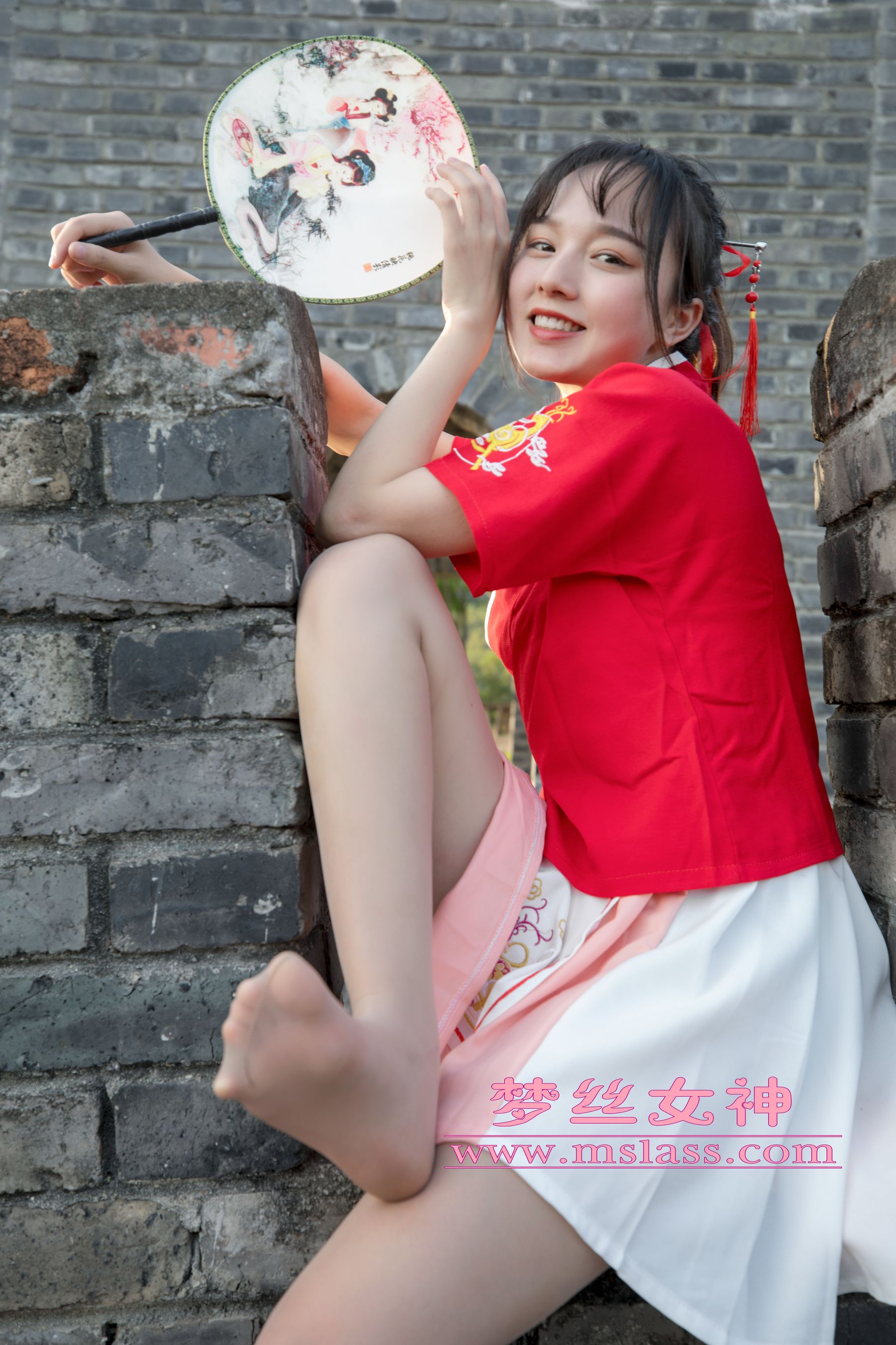 [梦丝女神MSLASS]  玥玥 长城古风少女