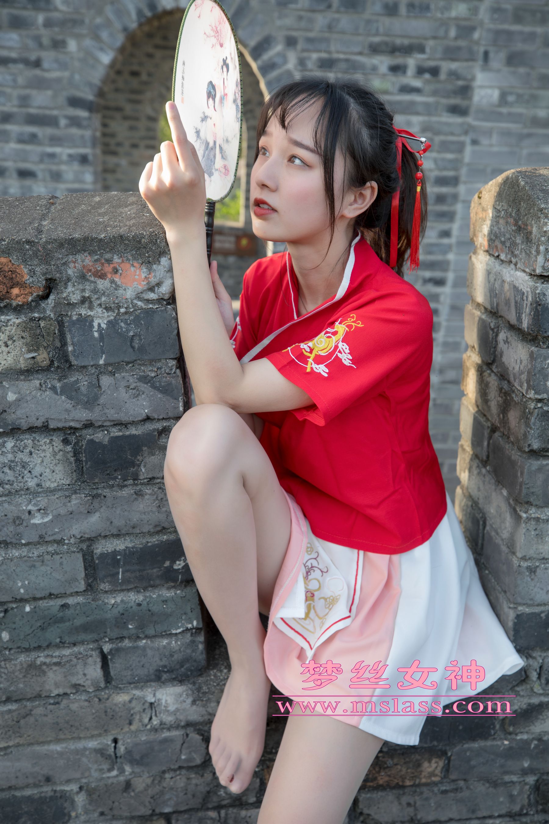 [梦丝女神MSLASS]  玥玥 长城古风少女