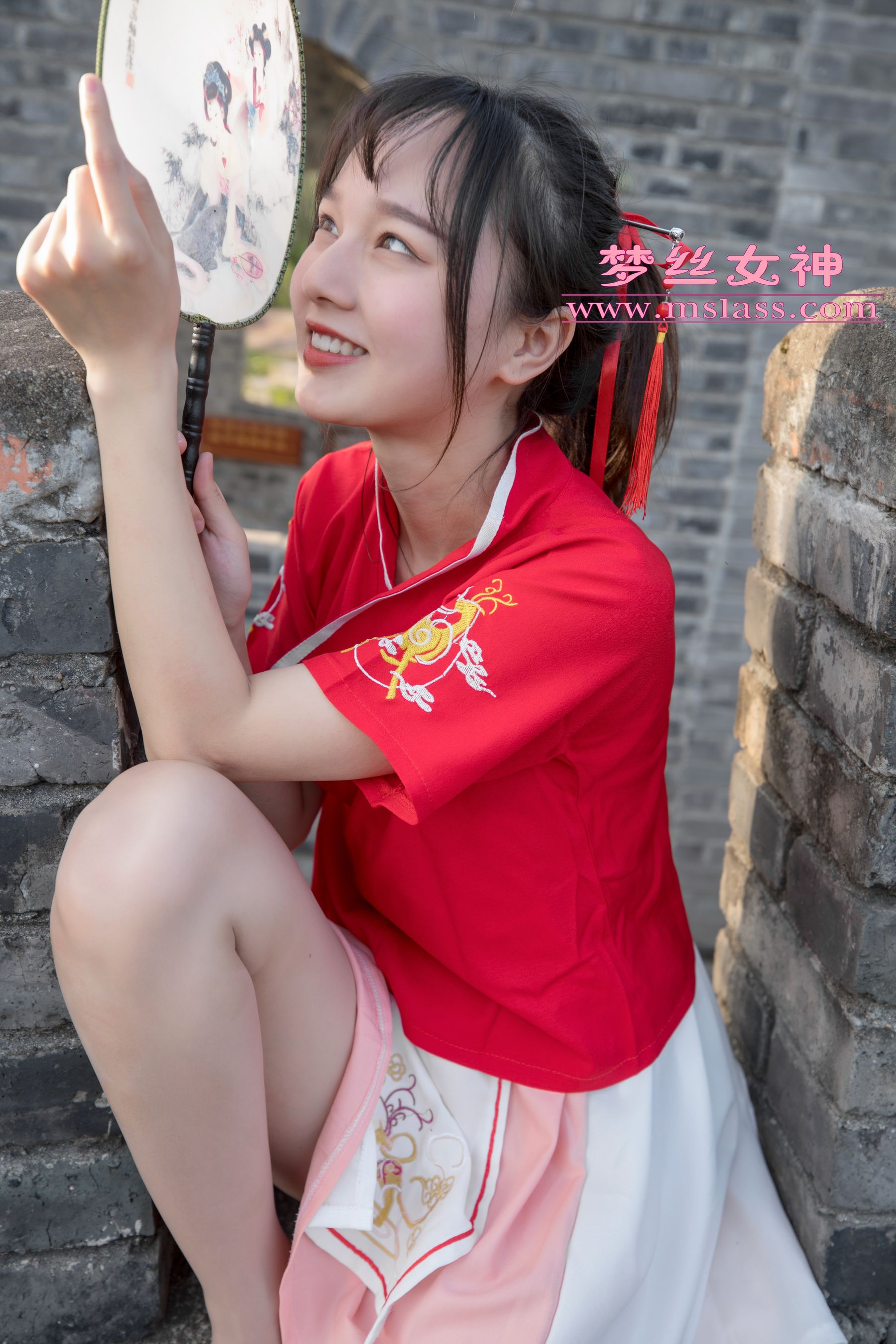 [梦丝女神MSLASS]  玥玥 长城古风少女