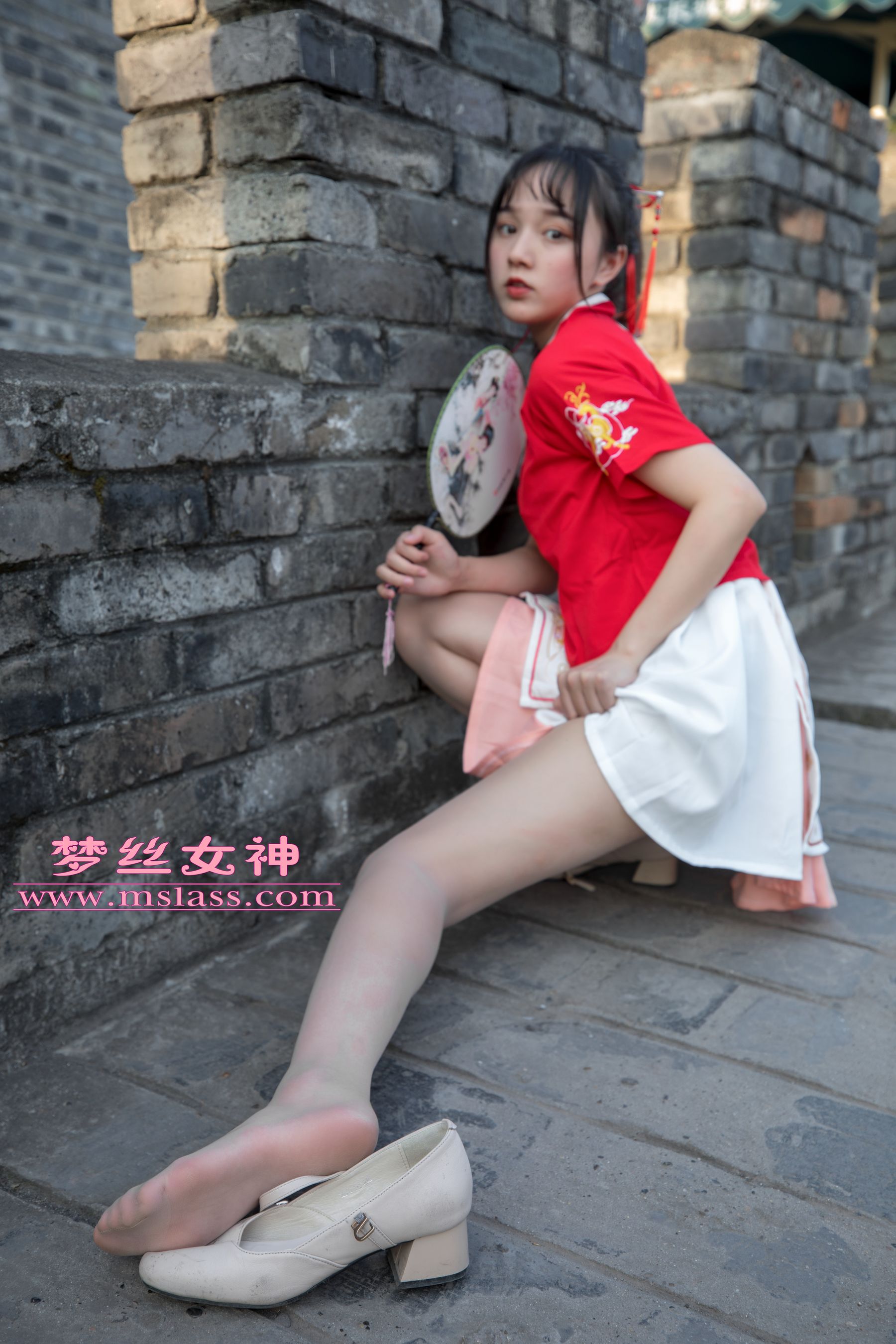 [梦丝女神MSLASS]  玥玥 长城古风少女