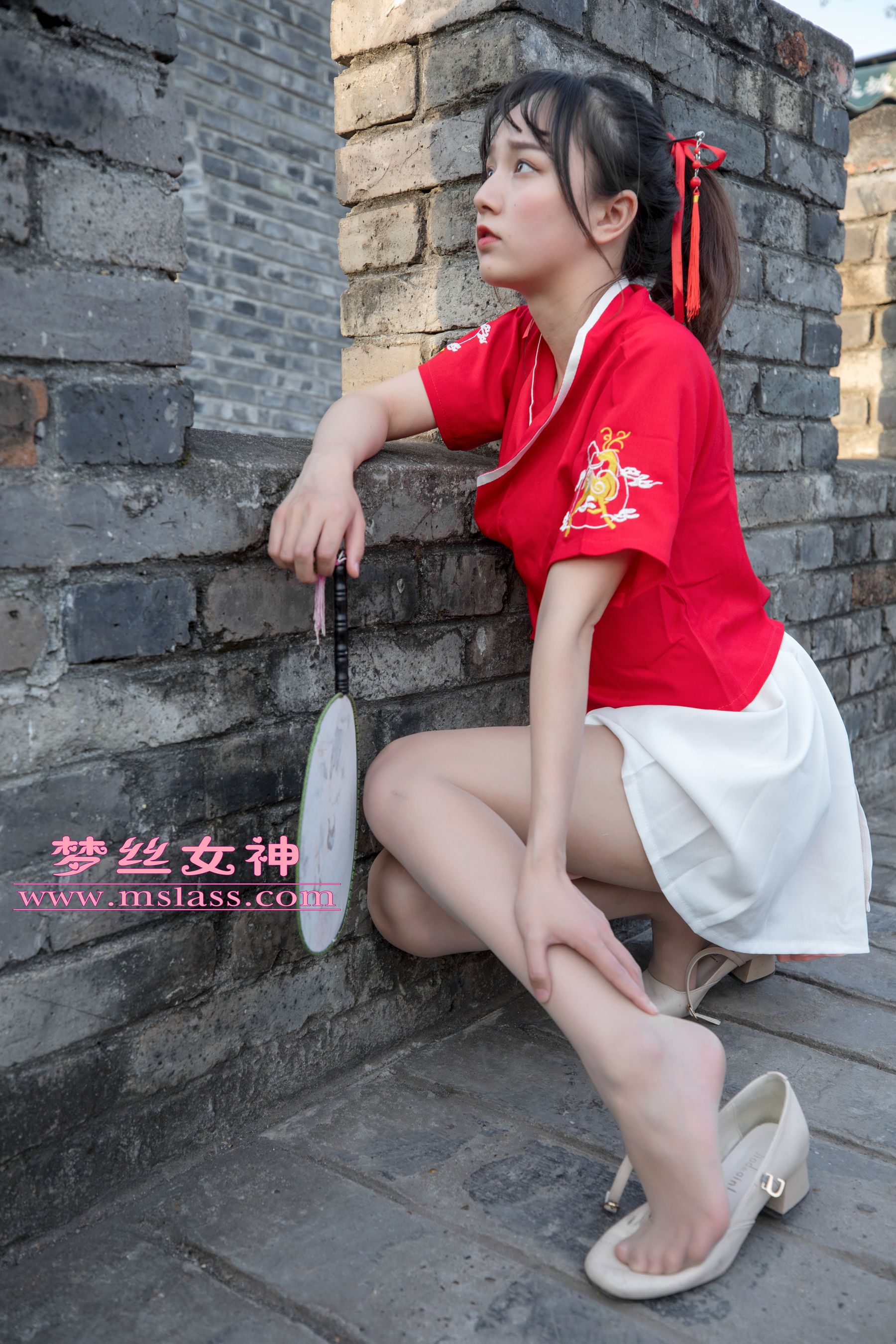 [梦丝女神MSLASS]  玥玥 长城古风少女
