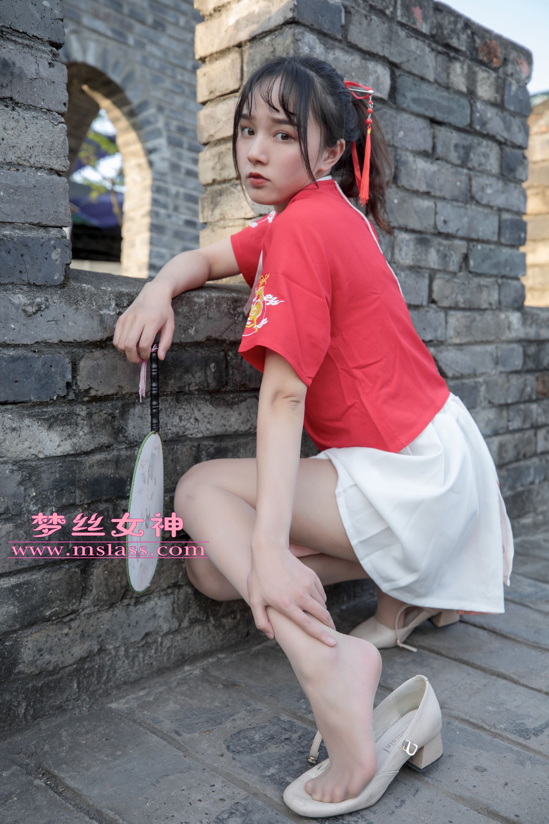 [梦丝女神MSLASS]  玥玥 长城古风少女