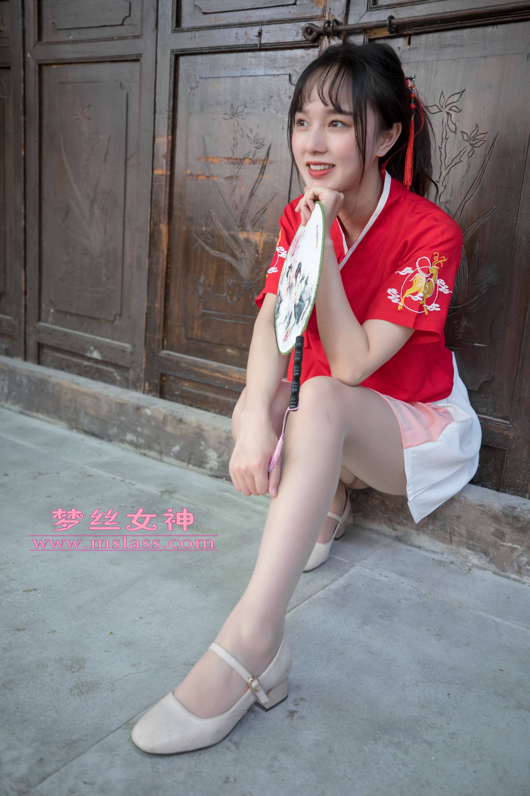 [梦丝女神MSLASS]  玥玥 长城古风少女
