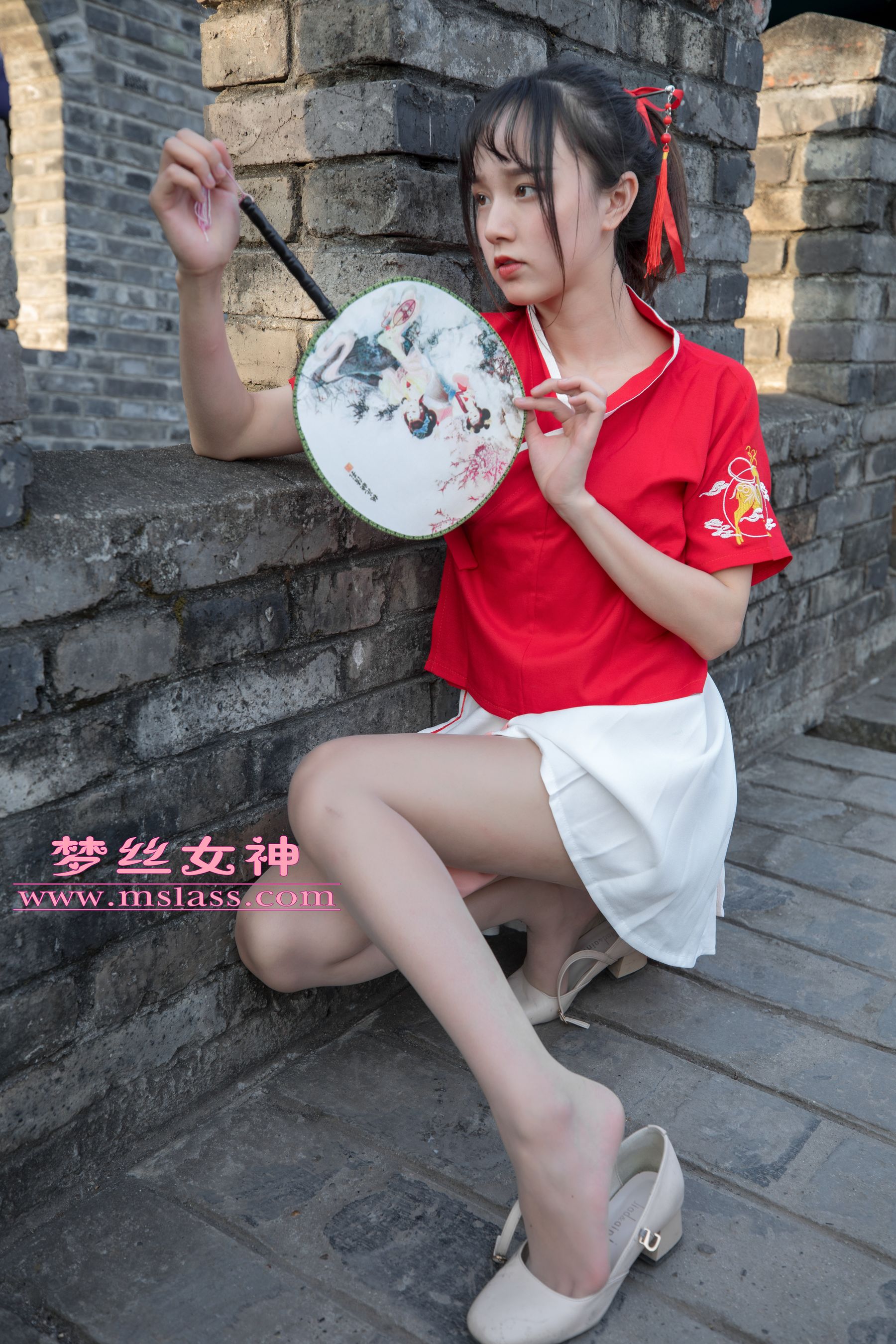 [梦丝女神MSLASS]  玥玥 长城古风少女