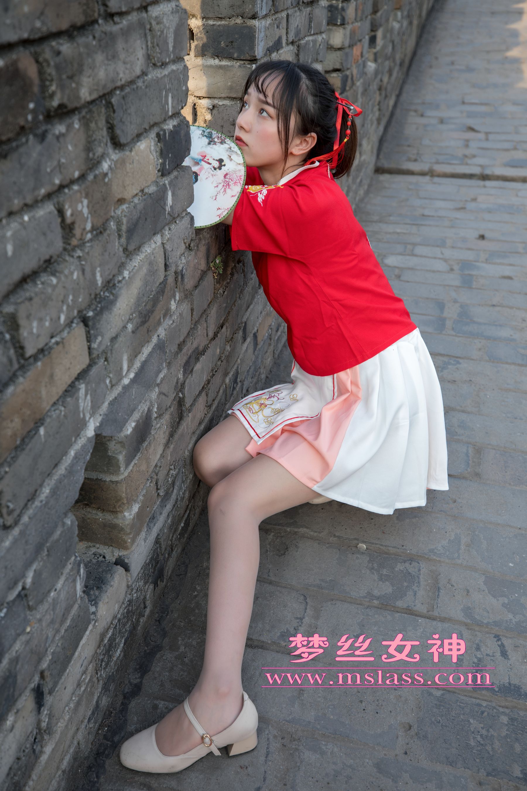 [梦丝女神MSLASS]  玥玥 长城古风少女