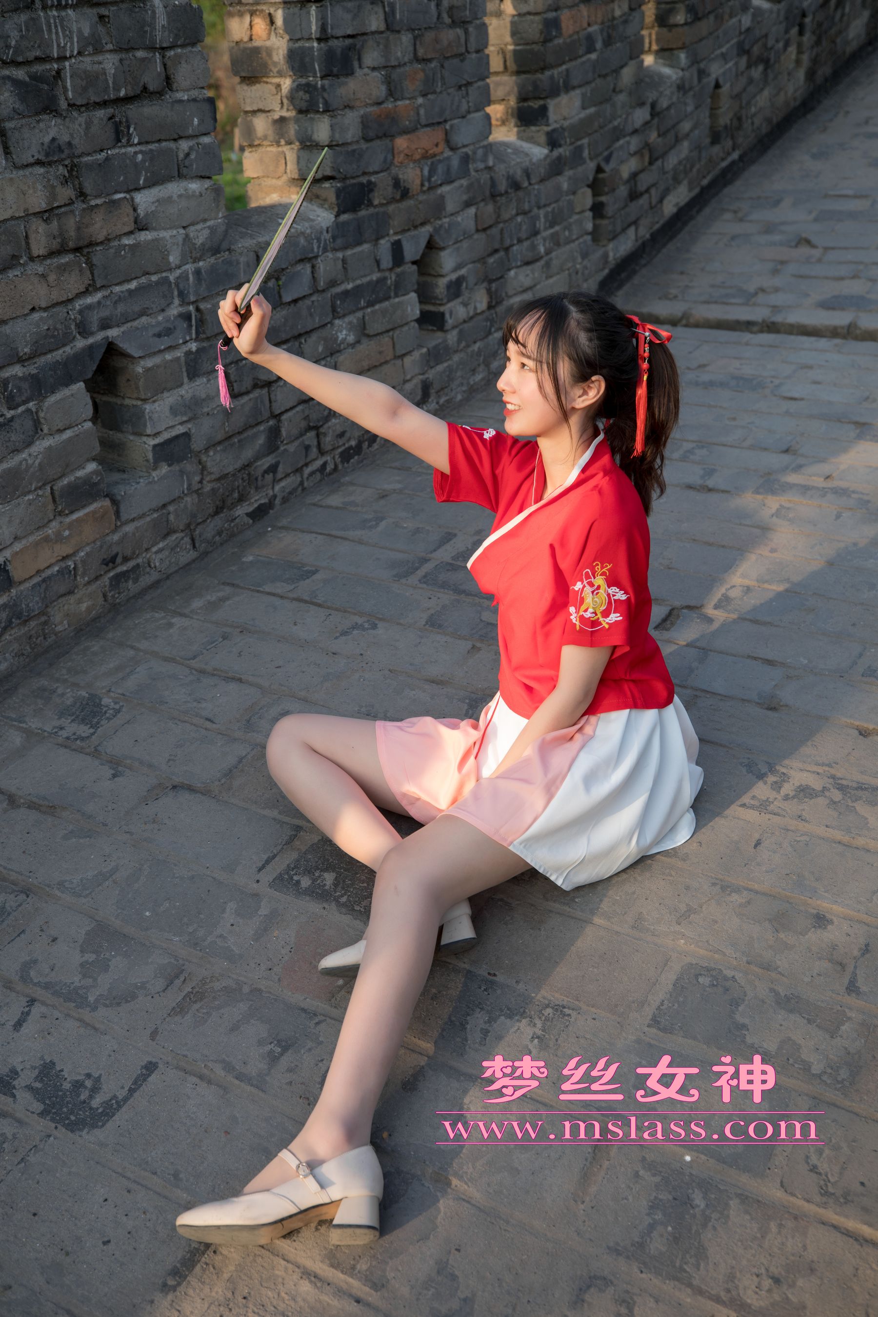 [梦丝女神MSLASS]  玥玥 长城古风少女