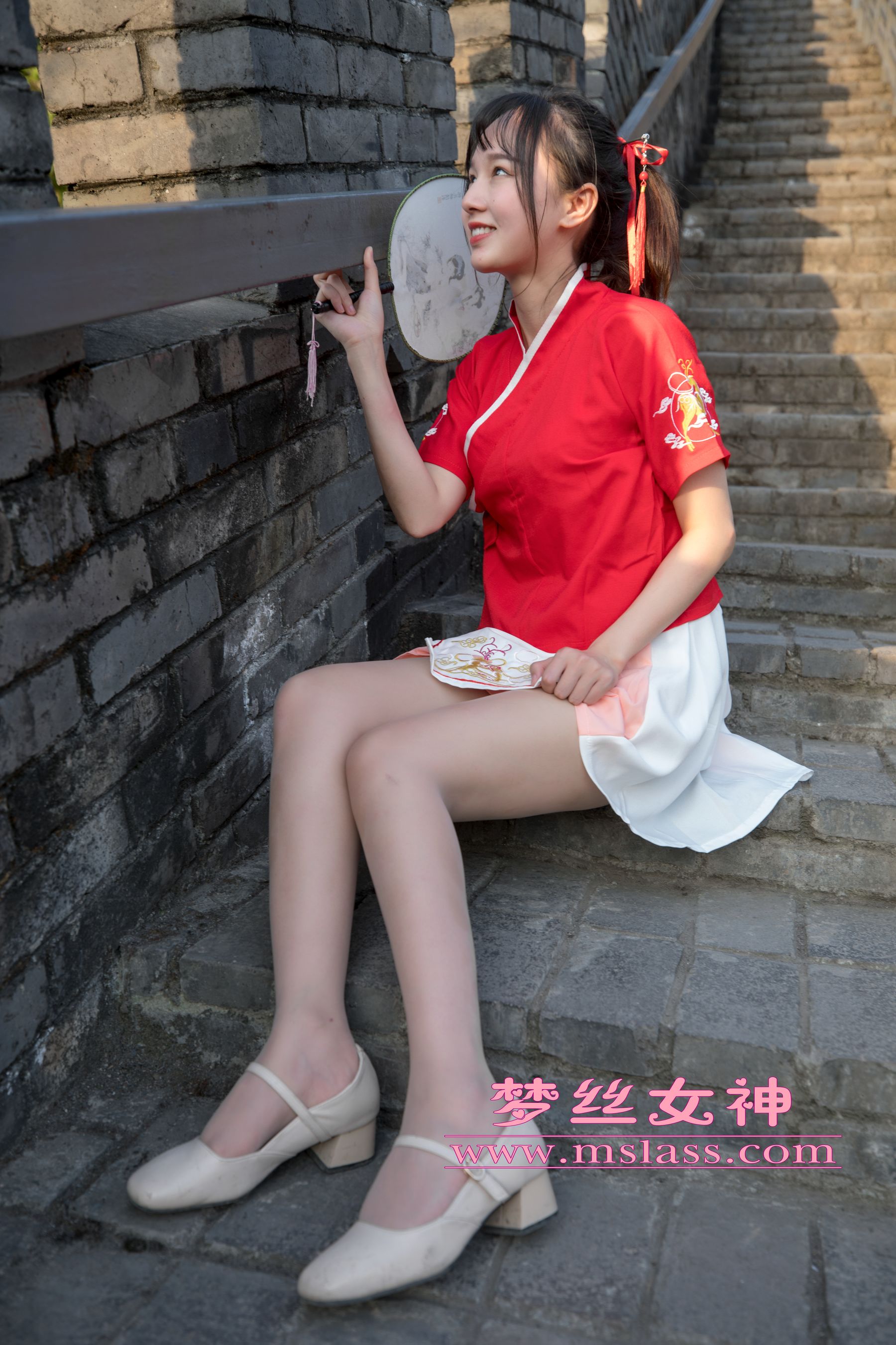 [梦丝女神MSLASS]  玥玥 长城古风少女