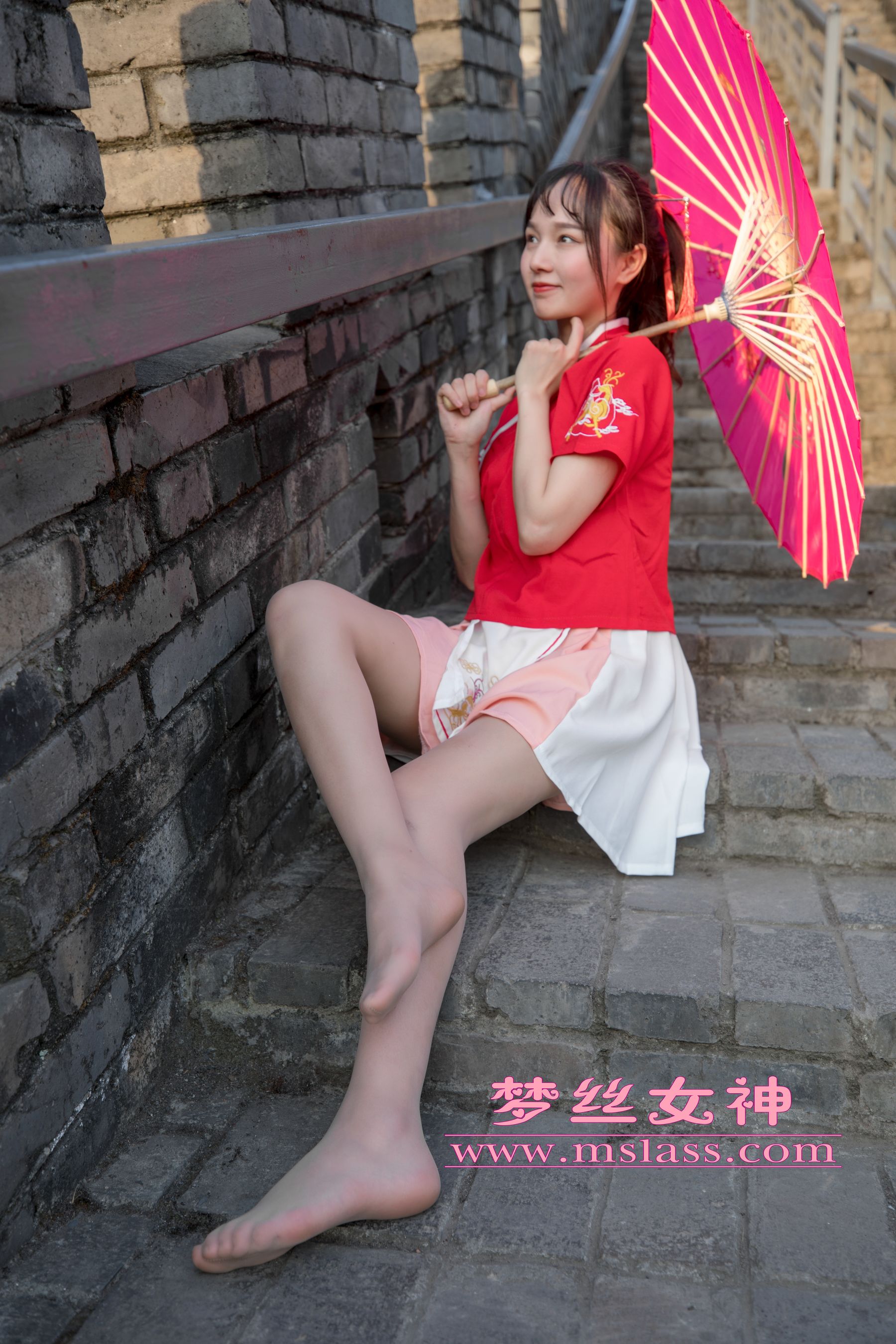 [梦丝女神MSLASS]  玥玥 长城古风少女