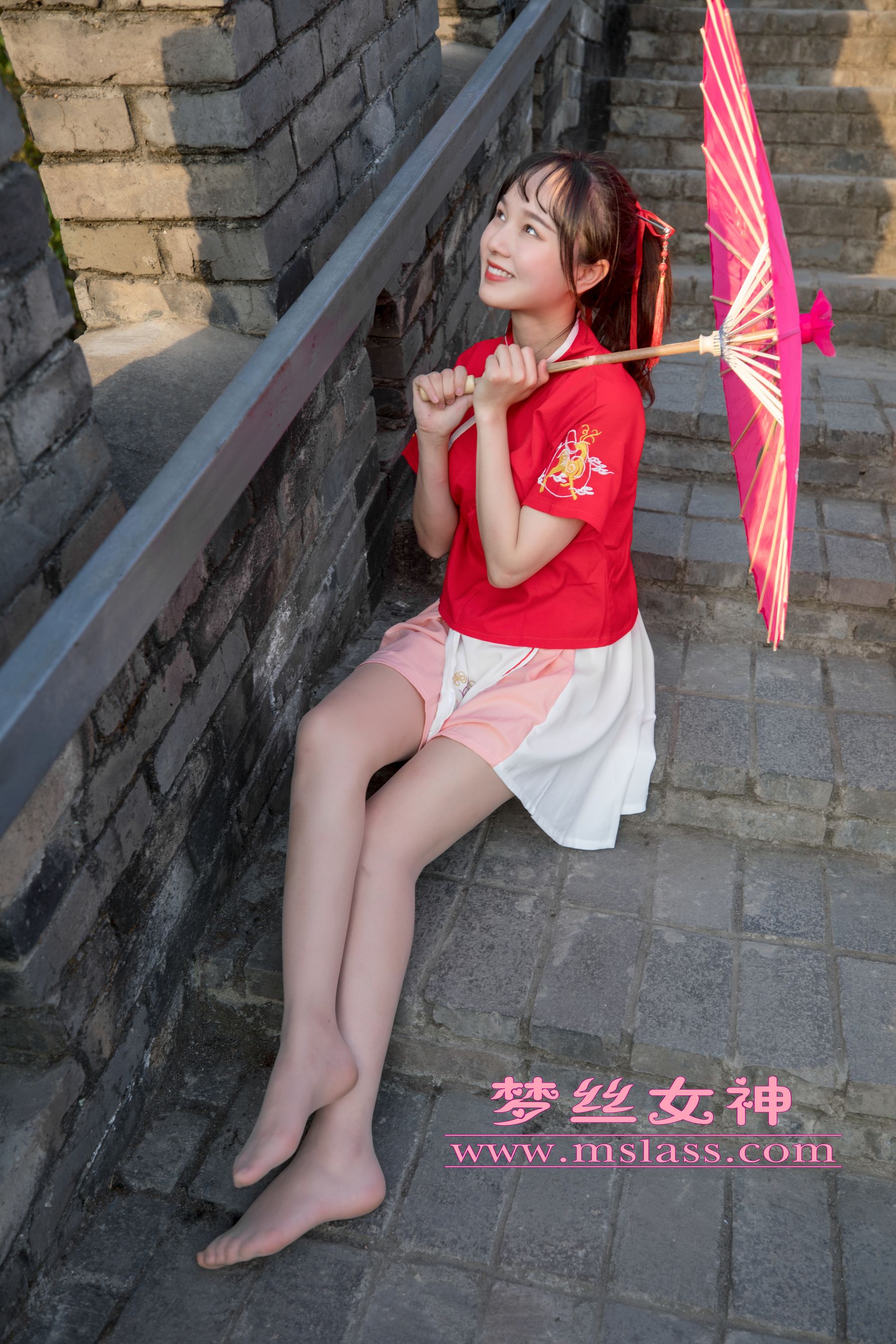 [梦丝女神MSLASS]  玥玥 长城古风少女