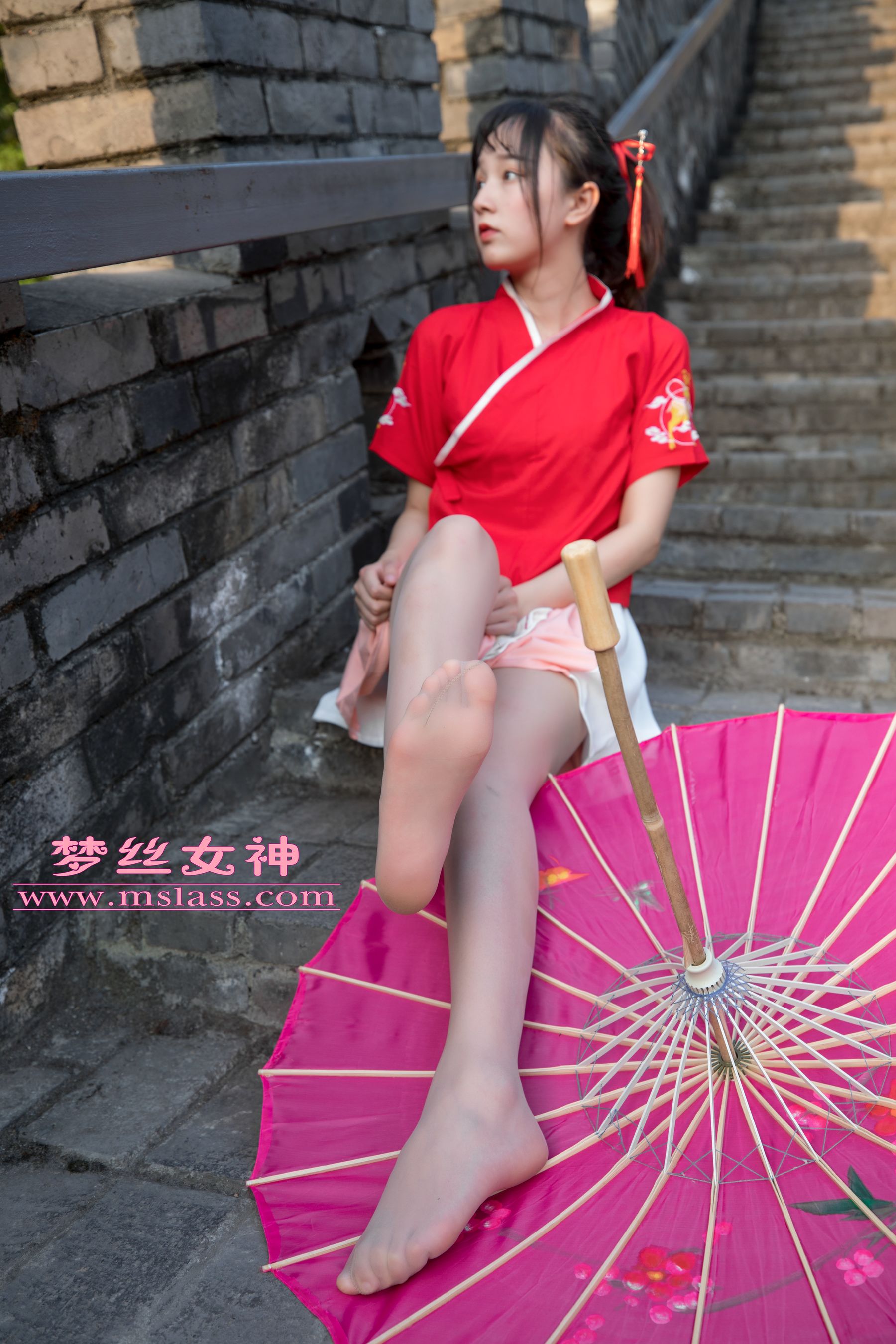 [梦丝女神MSLASS]  玥玥 长城古风少女