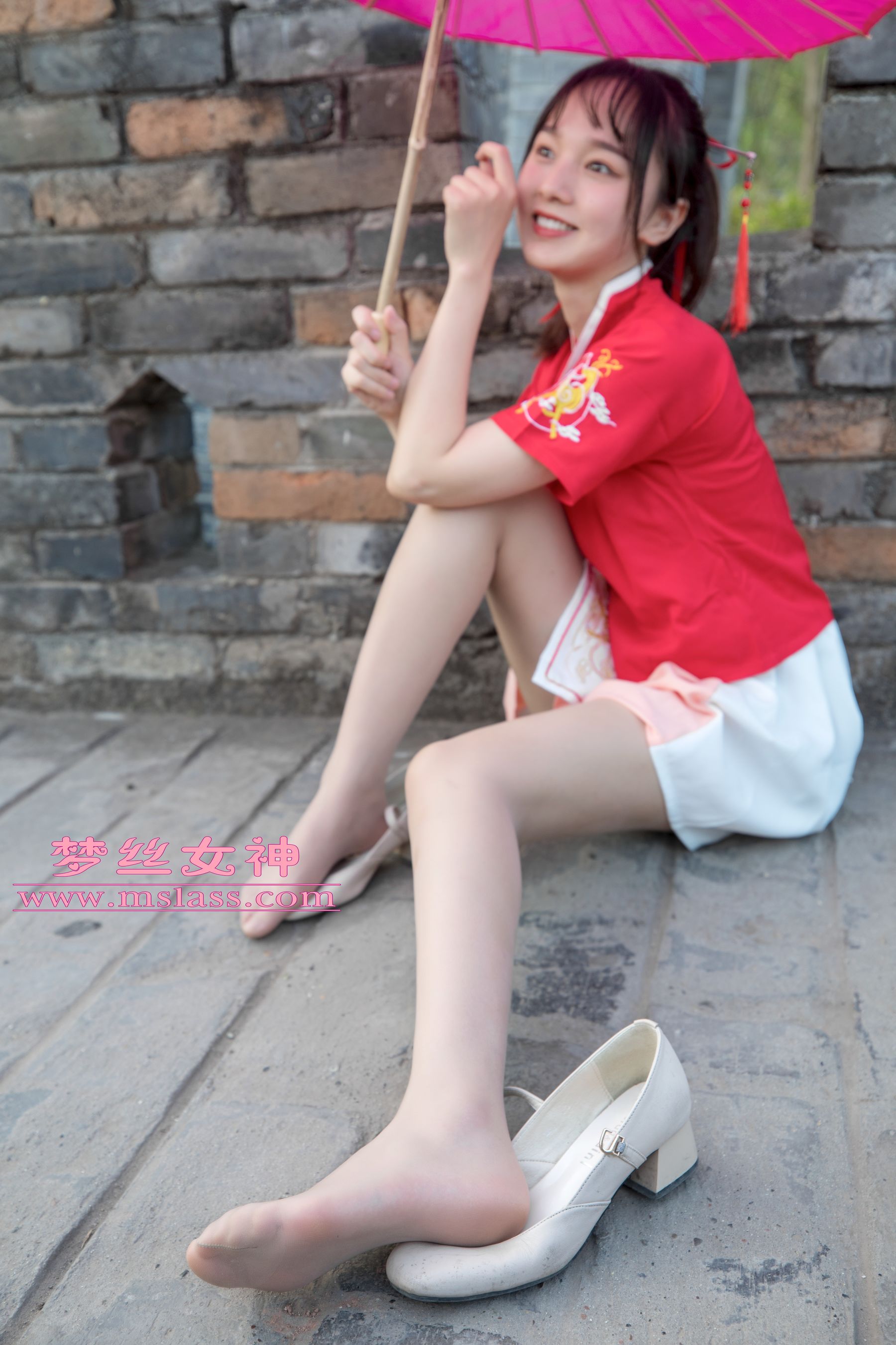 [梦丝女神MSLASS]  玥玥 长城古风少女