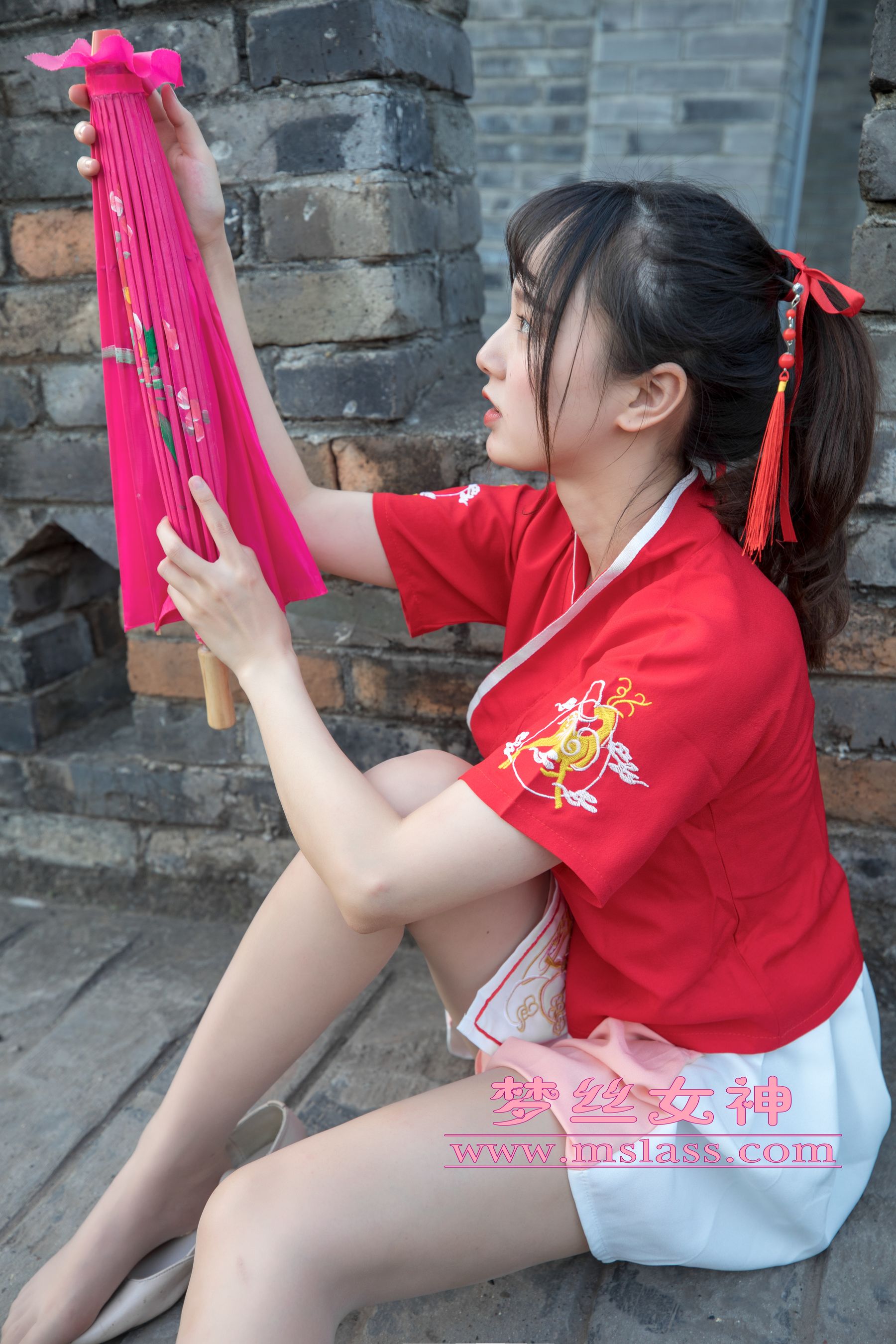 [梦丝女神MSLASS]  玥玥 长城古风少女