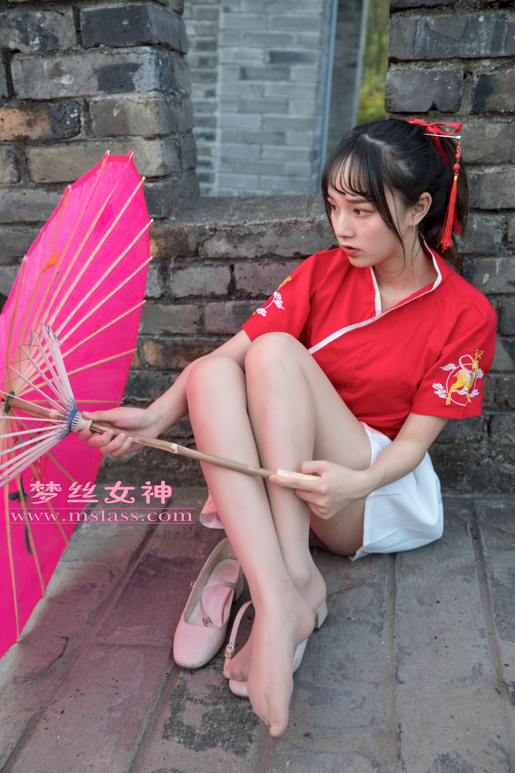 [梦丝女神MSLASS]  玥玥 长城古风少女