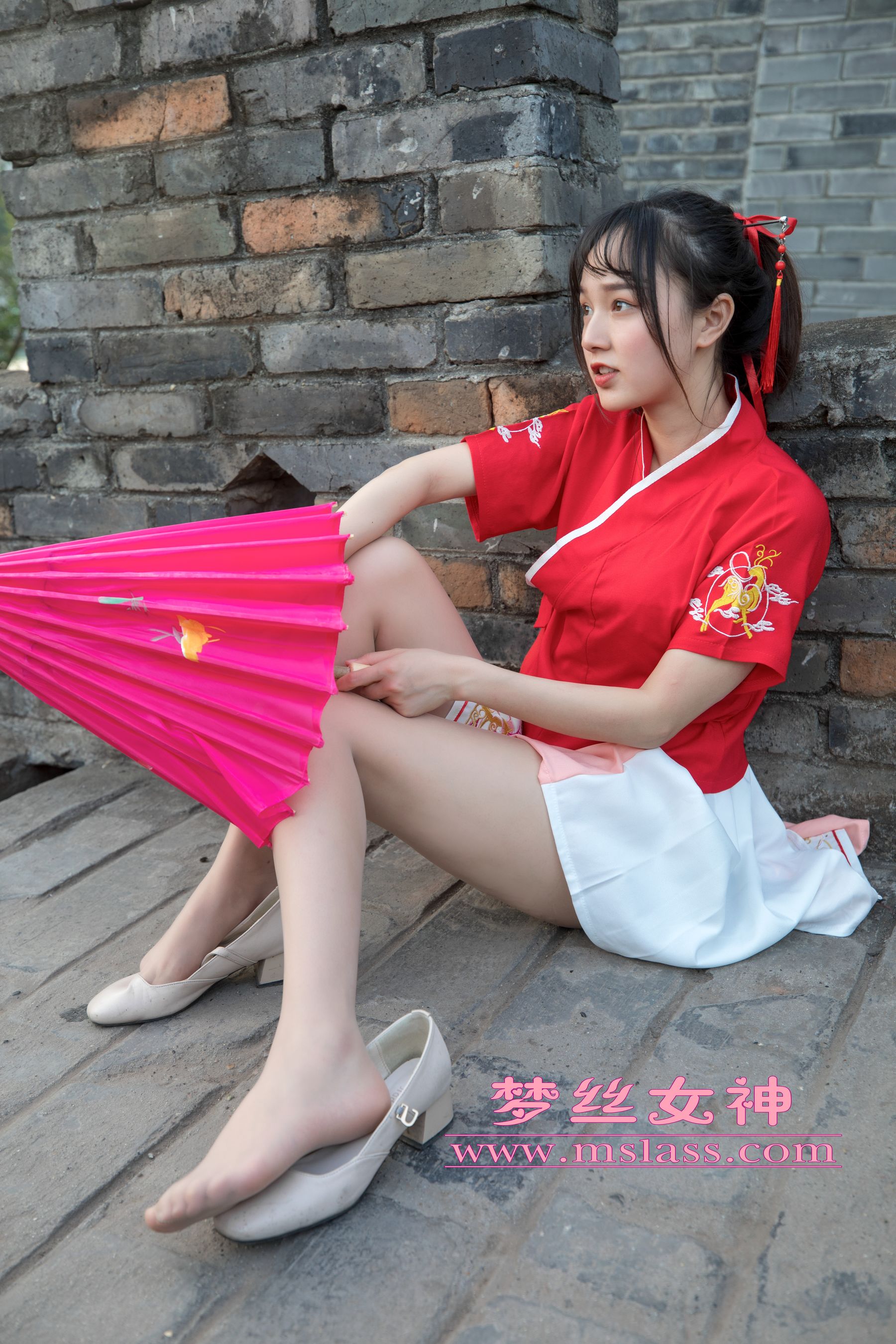 [梦丝女神MSLASS]  玥玥 长城古风少女