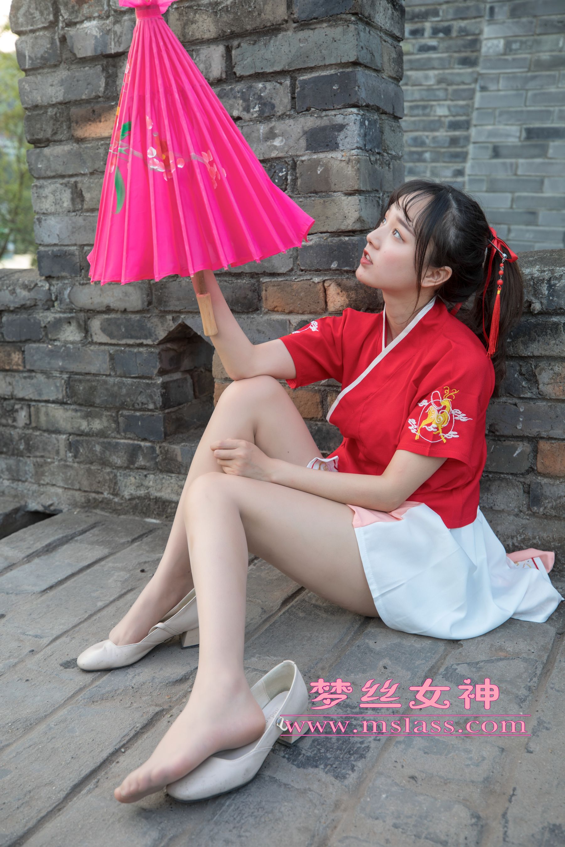 [梦丝女神MSLASS]  玥玥 长城古风少女