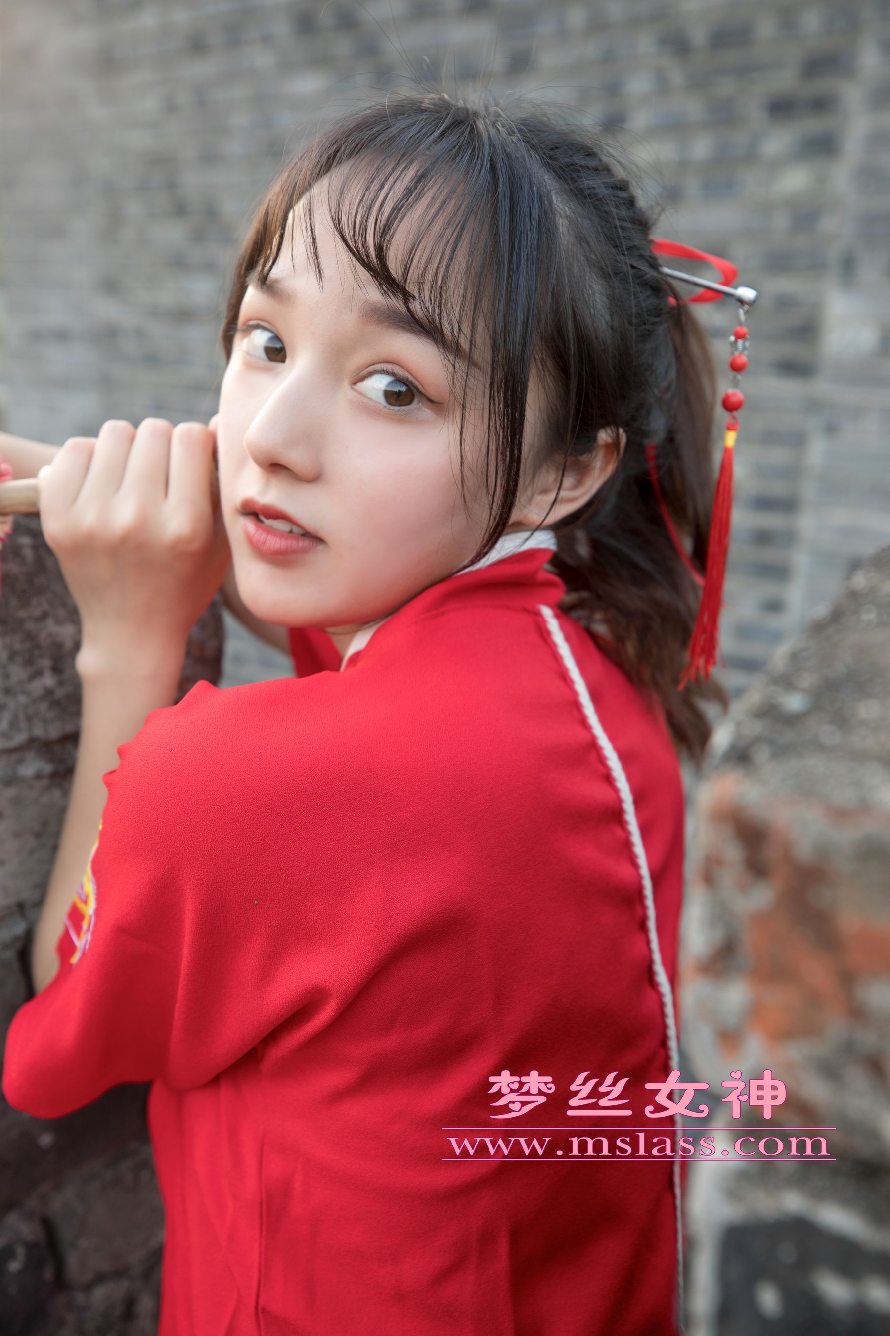[梦丝女神MSLASS]  玥玥 长城古风少女