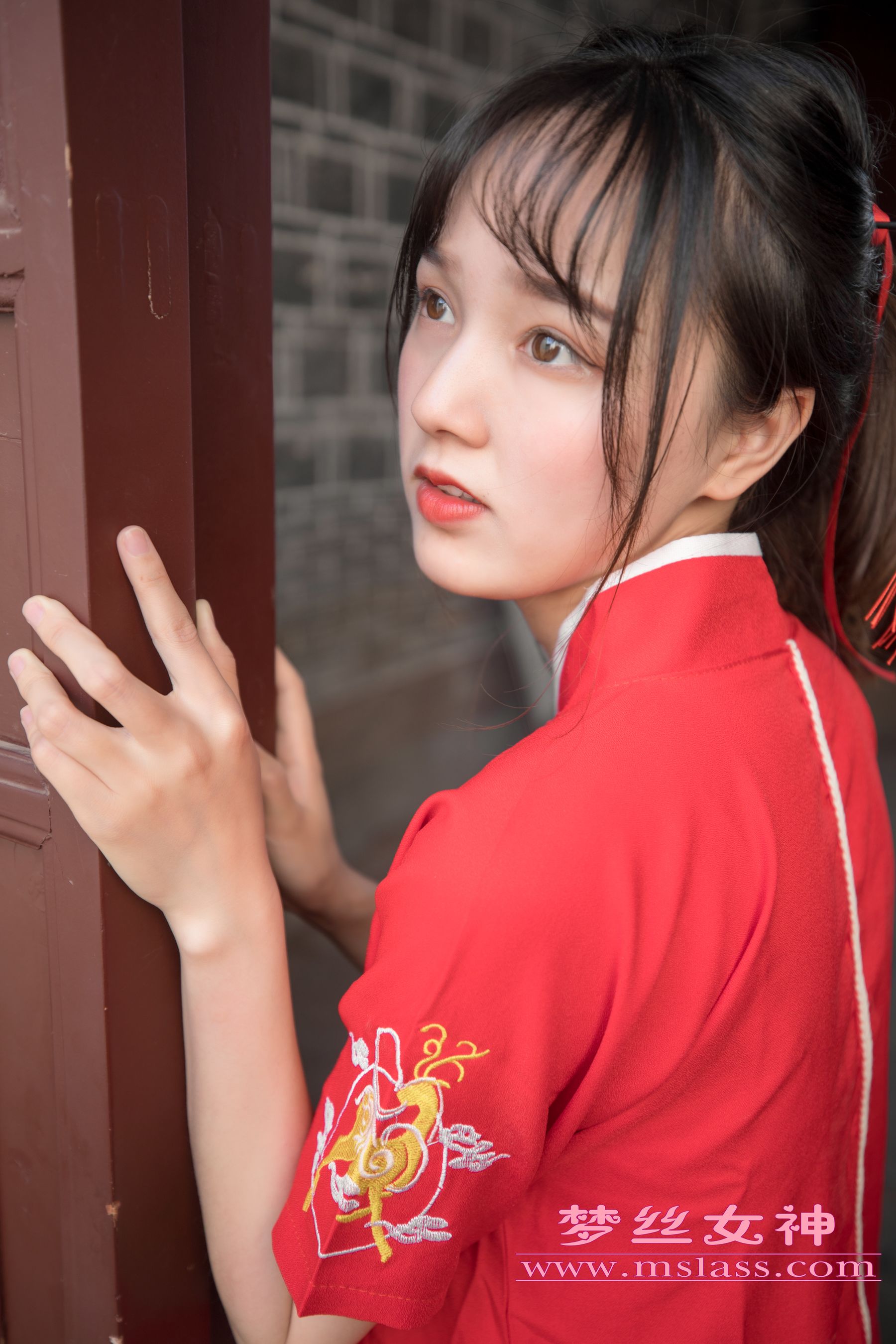 [梦丝女神MSLASS]  玥玥 长城古风少女
