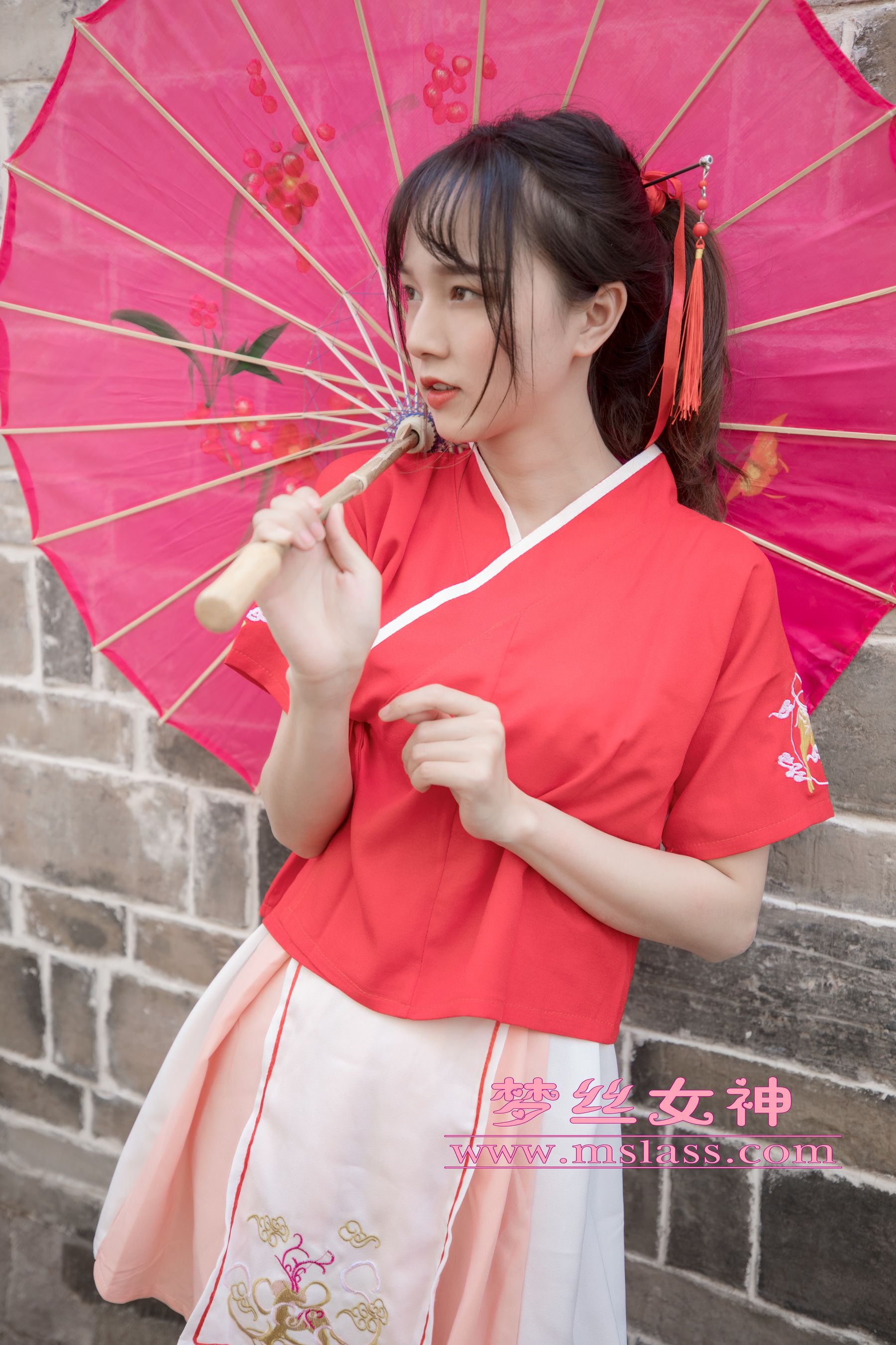 [梦丝女神MSLASS]  玥玥 长城古风少女