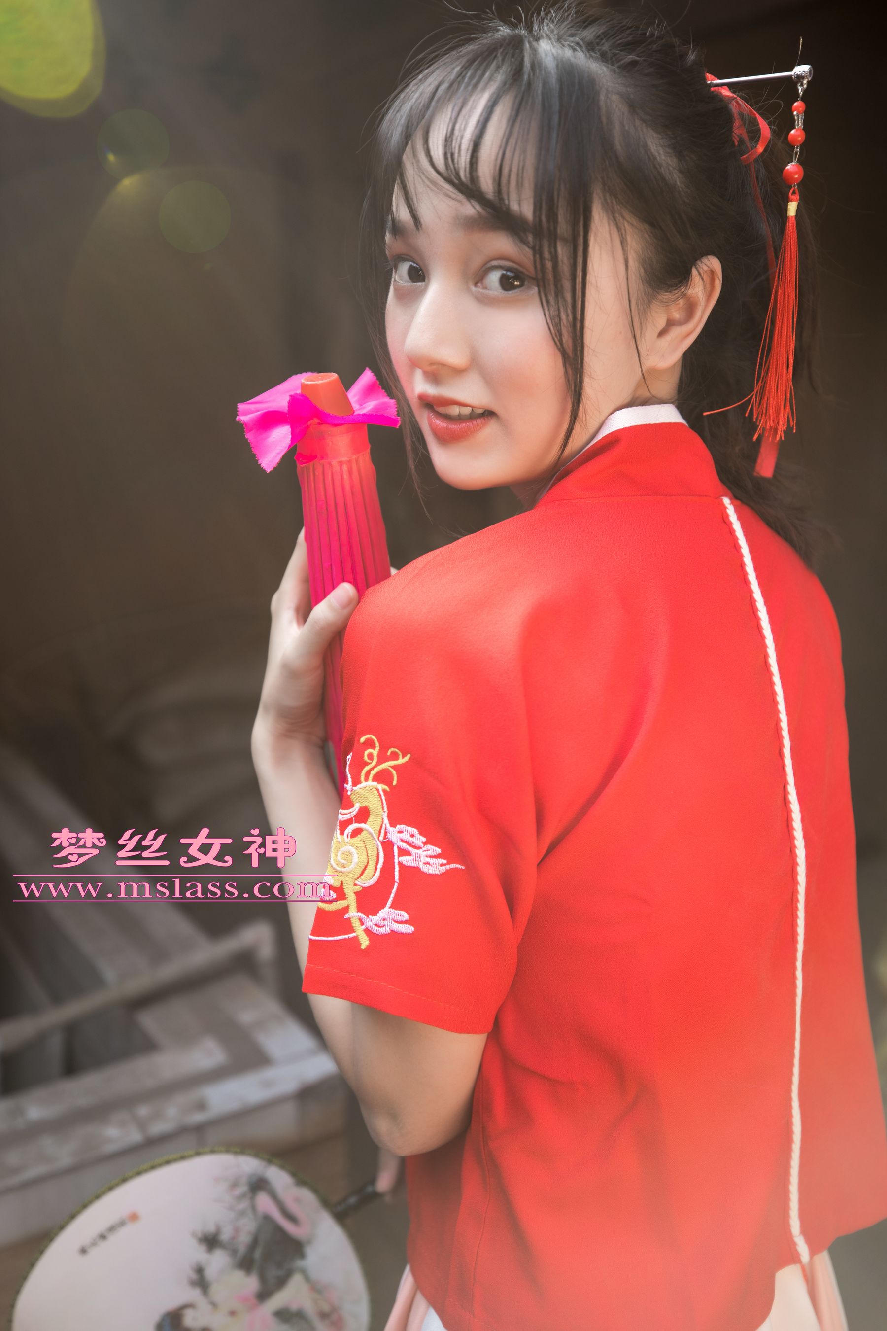 [梦丝女神MSLASS]  玥玥 长城古风少女
