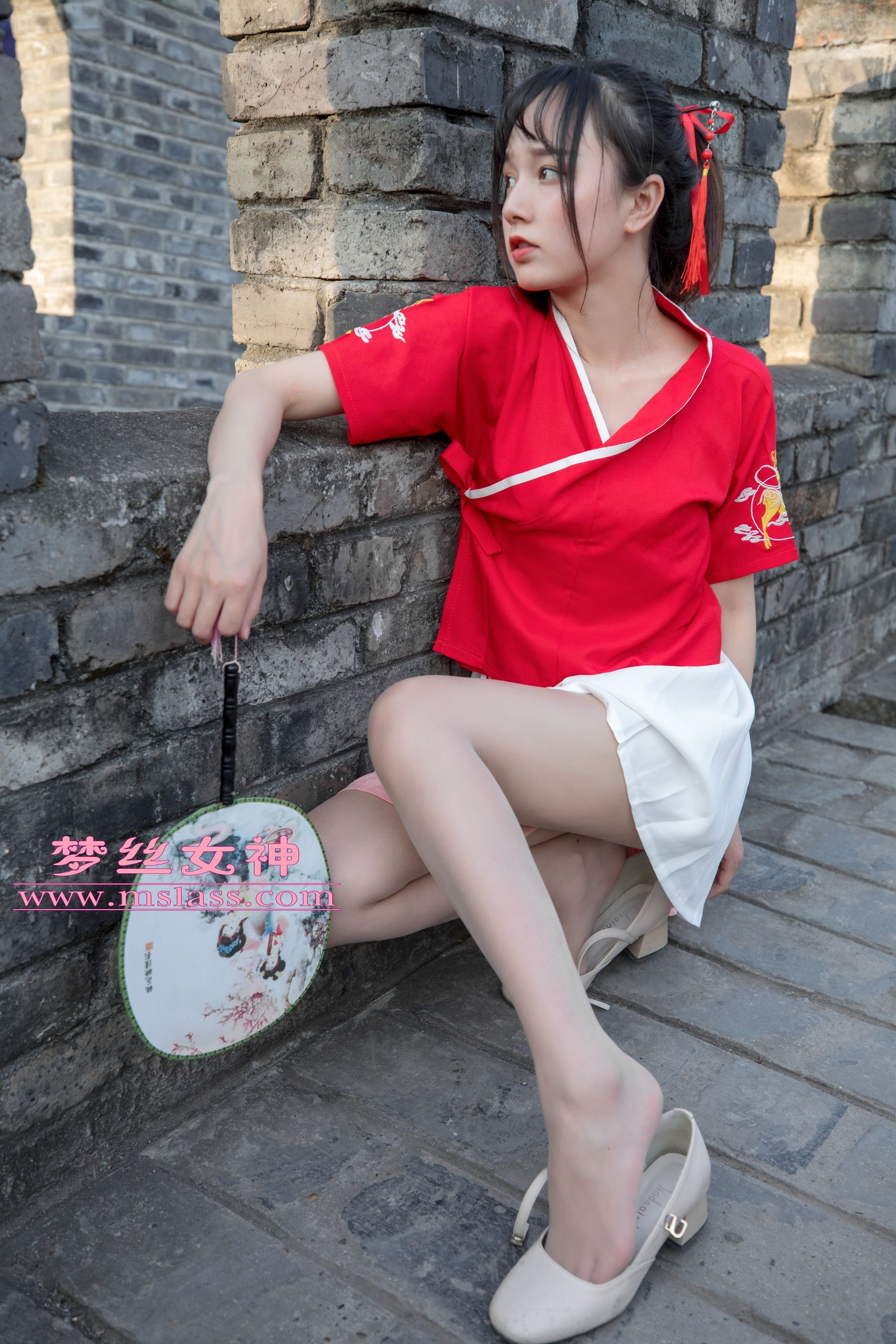 [梦丝女神MSLASS]  玥玥 长城古风少女