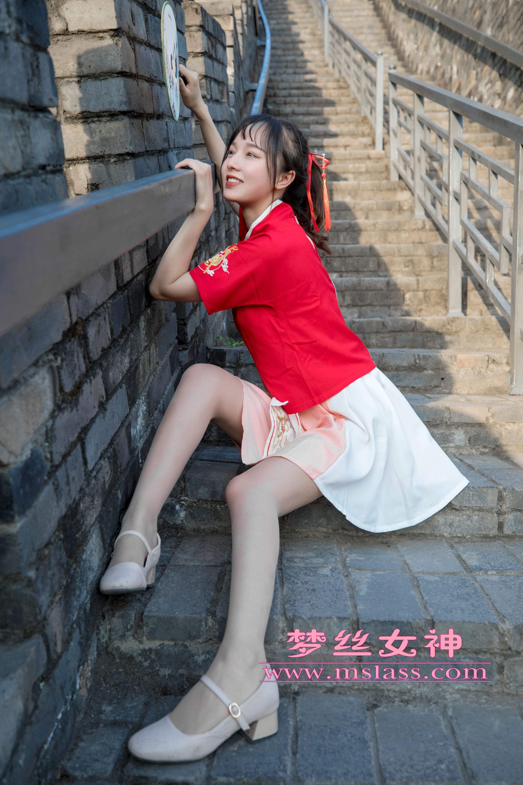 [梦丝女神MSLASS]  玥玥 长城古风少女