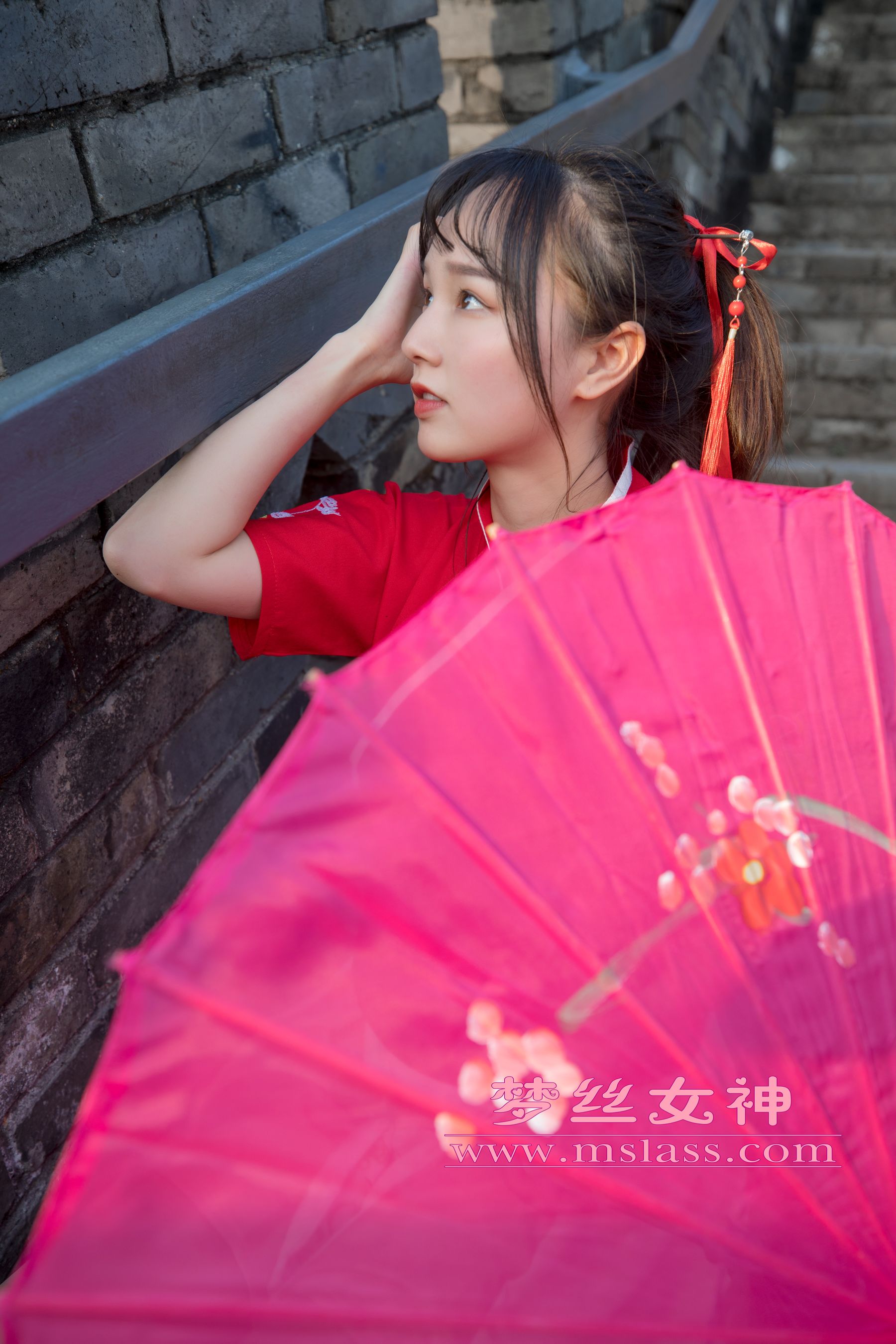 [梦丝女神MSLASS]  玥玥 长城古风少女