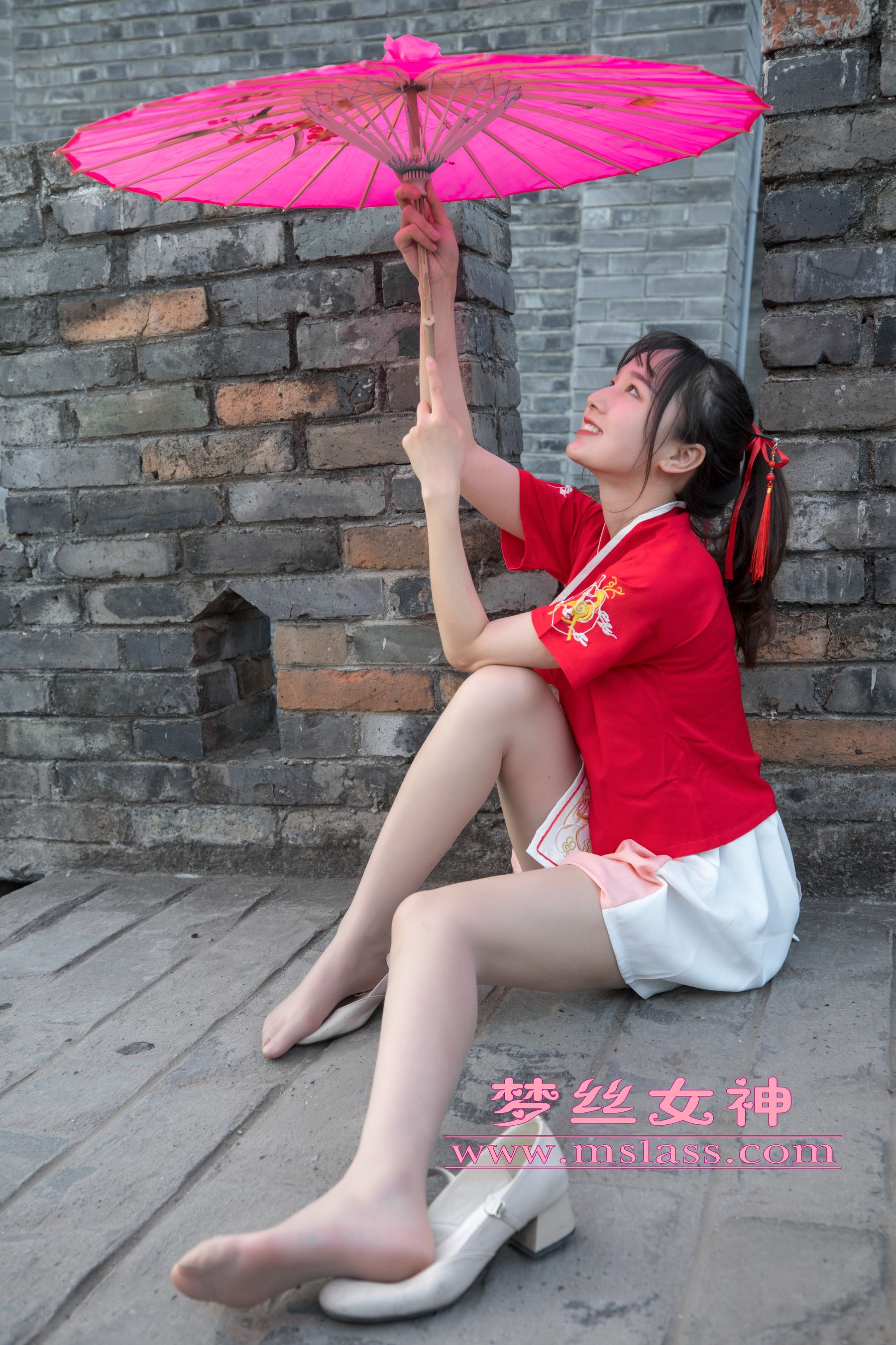 [梦丝女神MSLASS]  玥玥 长城古风少女